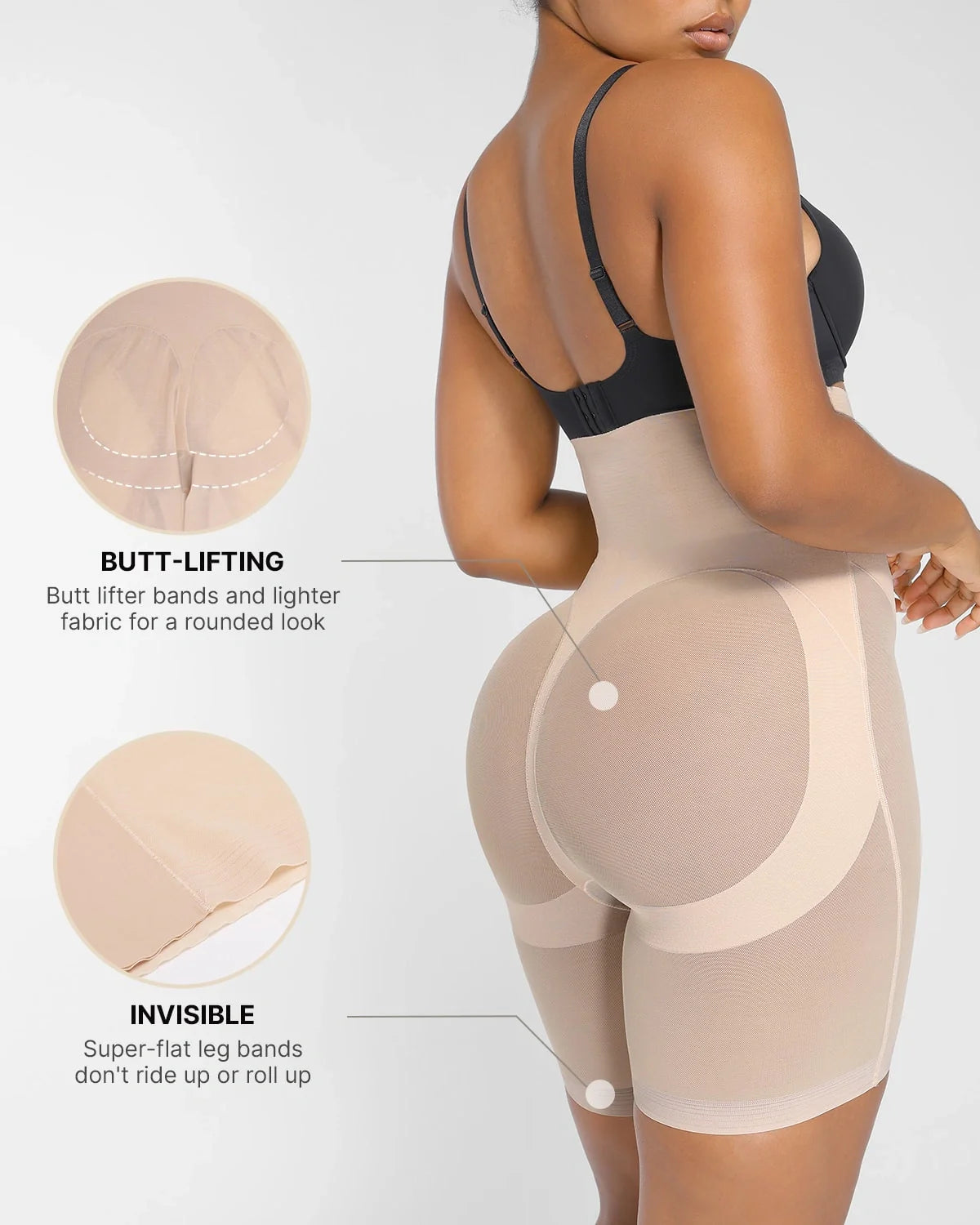 Serene Cove™ | AirSlim® Mesh Smooth Butt-Lifting Shorts