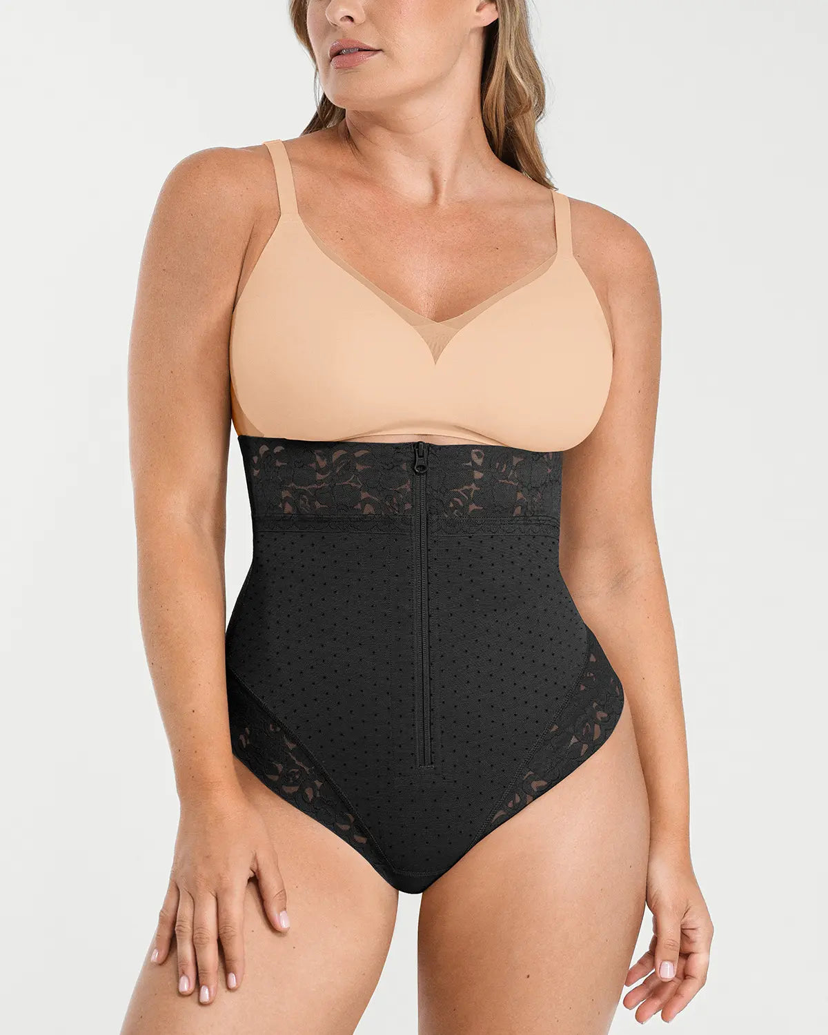 Serene Cove™ | AirSlim® Mid-Rise Polka Dot Shaping Panty