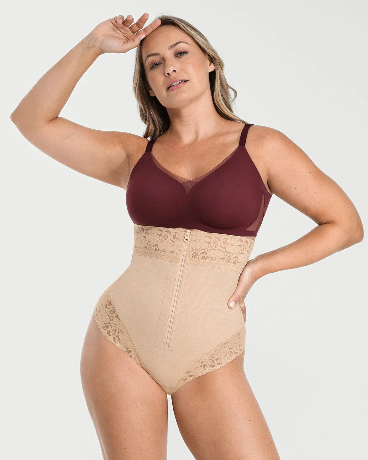 Serene Cove™ | AirSlim® Mid-Rise Polka Dot Shaping Panty