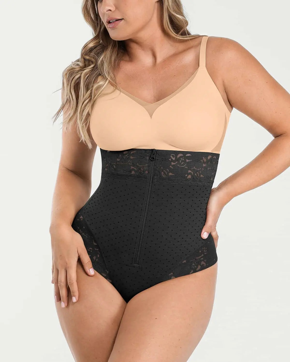 Serene Cove™ | AirSlim® Mid-Rise Polka Dot Shaping Panty