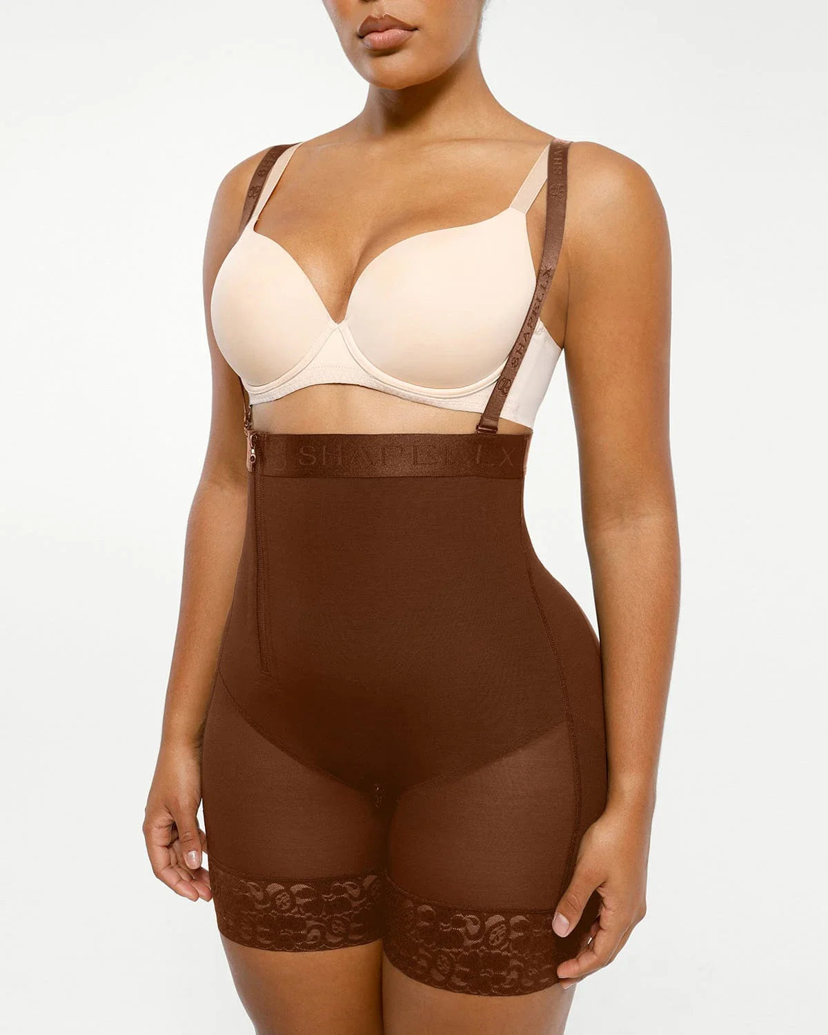 Serene Cove™ | AirSlim® Firm Tummy Compression Bodysuit Shaper With Butt Lifter