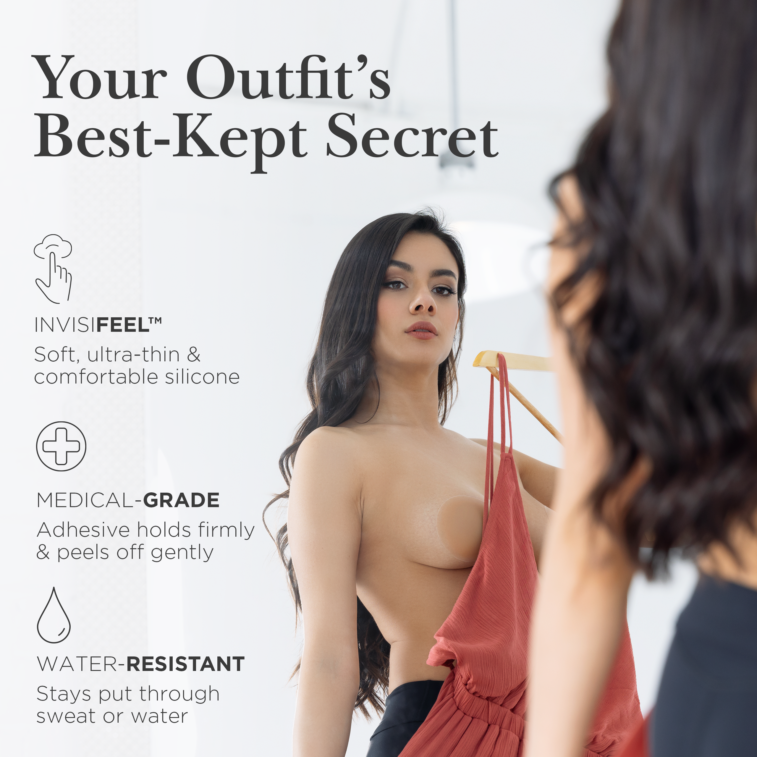 Serene Cove™ |Nippies Sticky On Two Sides Nipple Covers