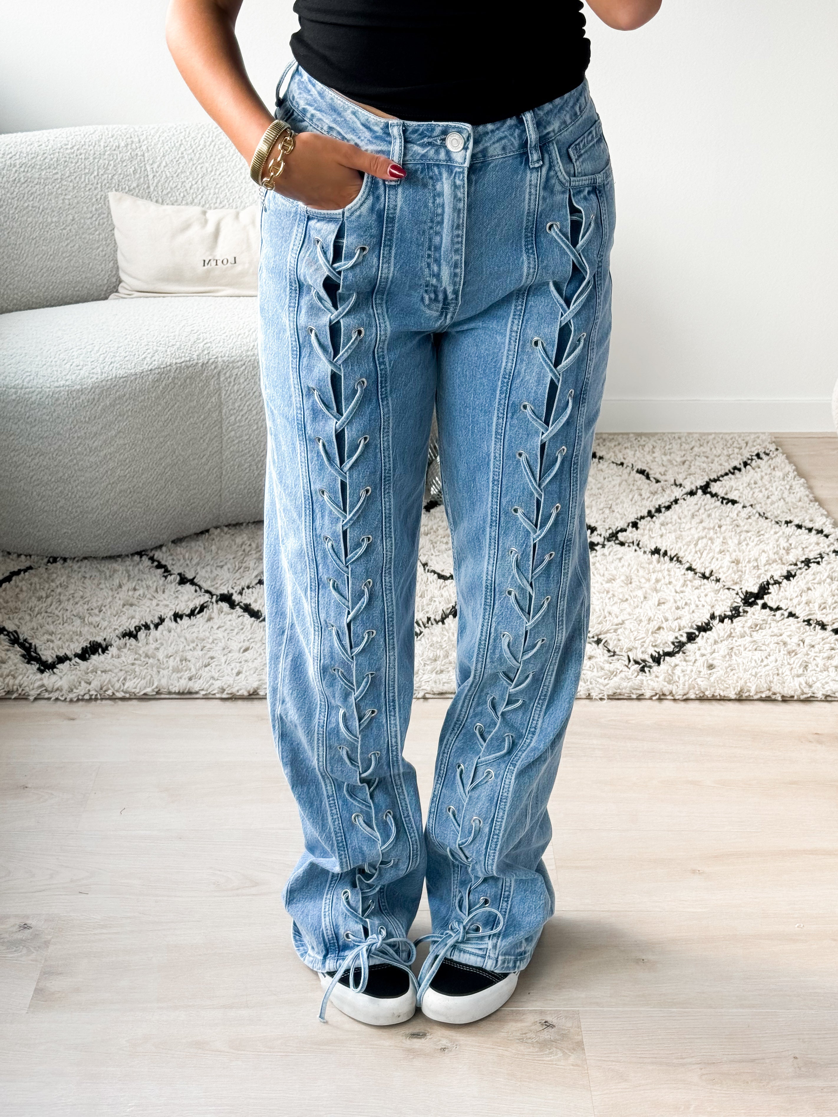 Serene Cove™ | Stretch - Gigi wide jeans light denim