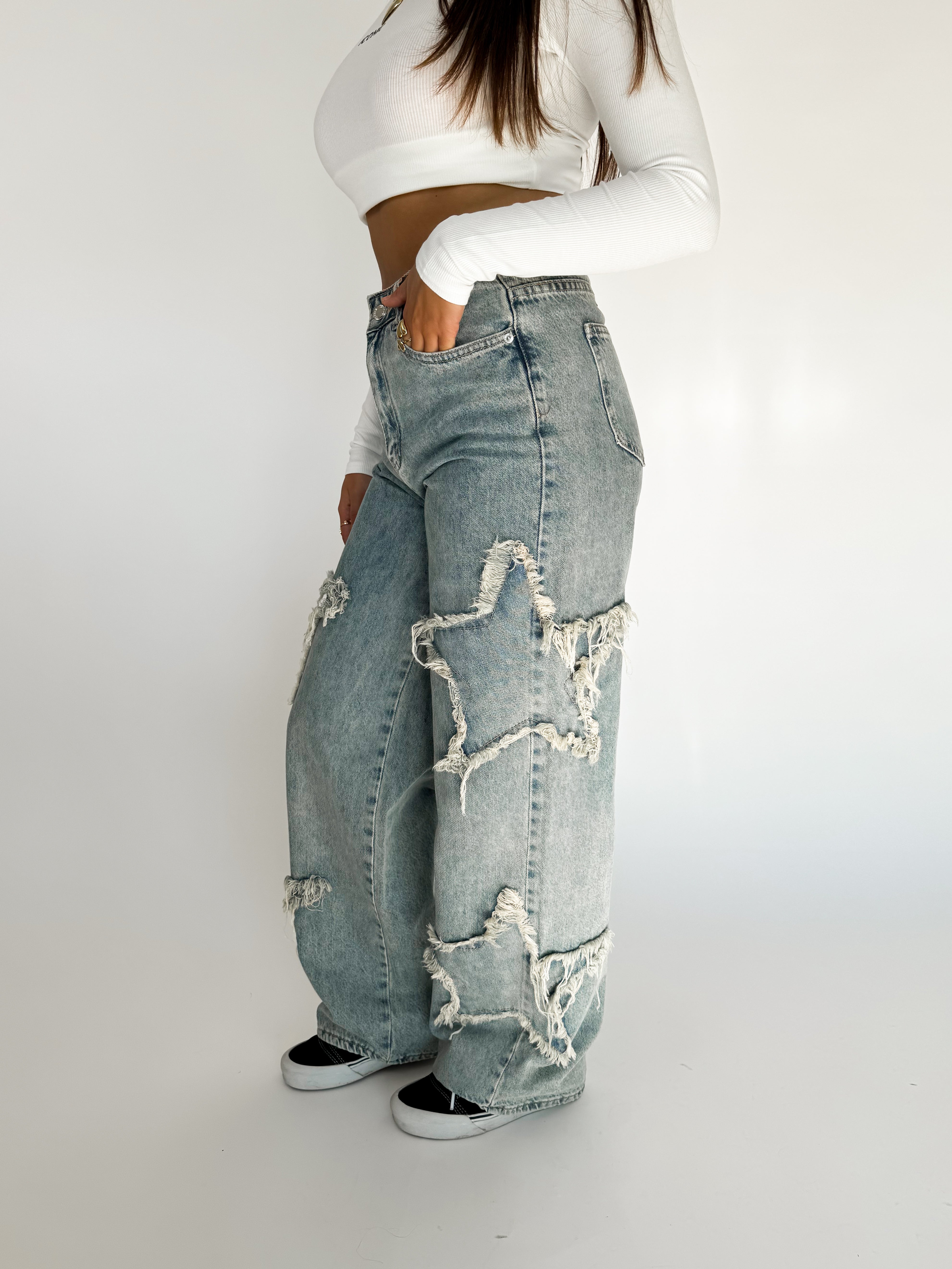 Serene Cove™ | Sterre wide leg jeans light denim