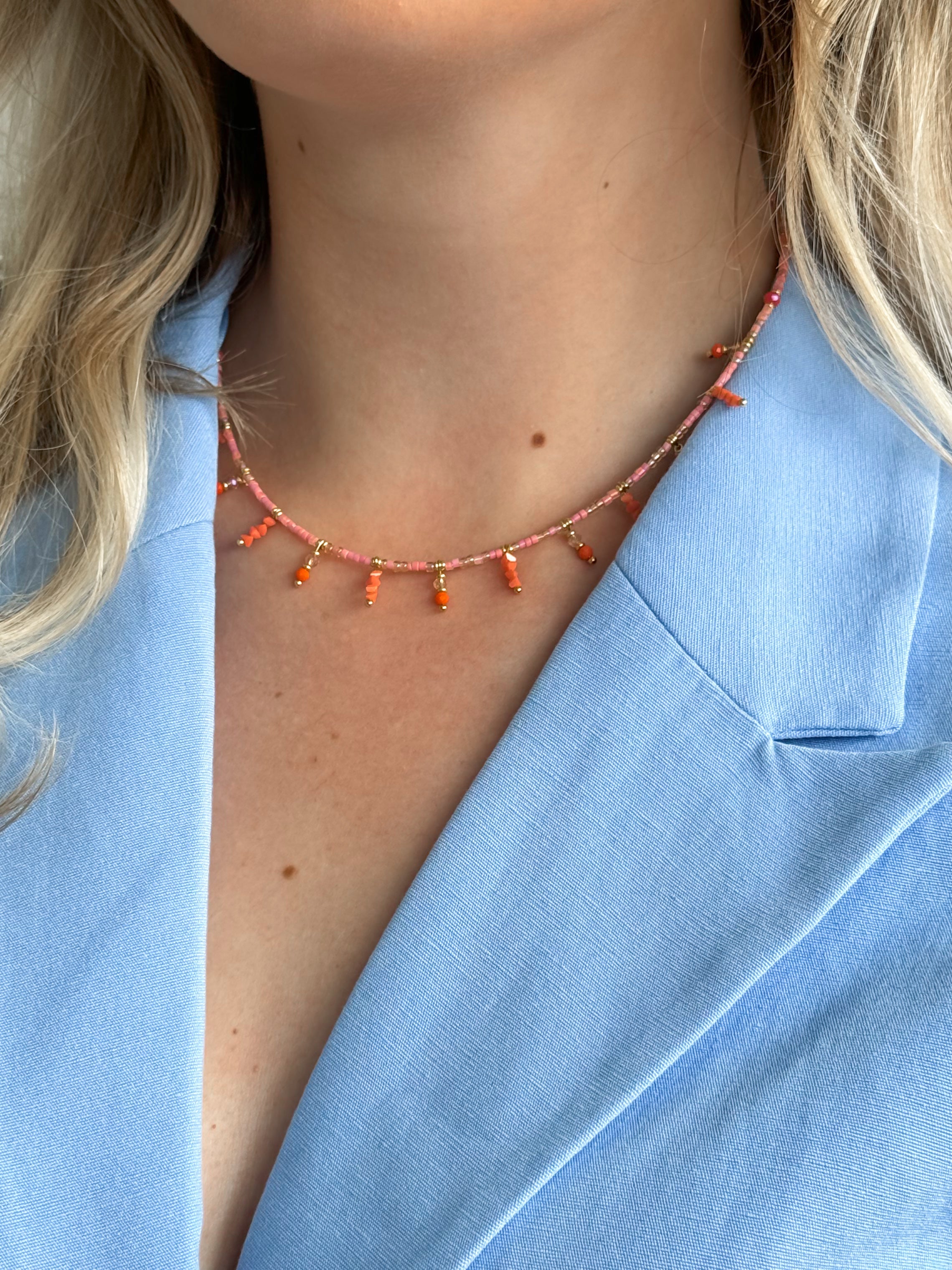 Serene Cove™ | Nina necklace pink
