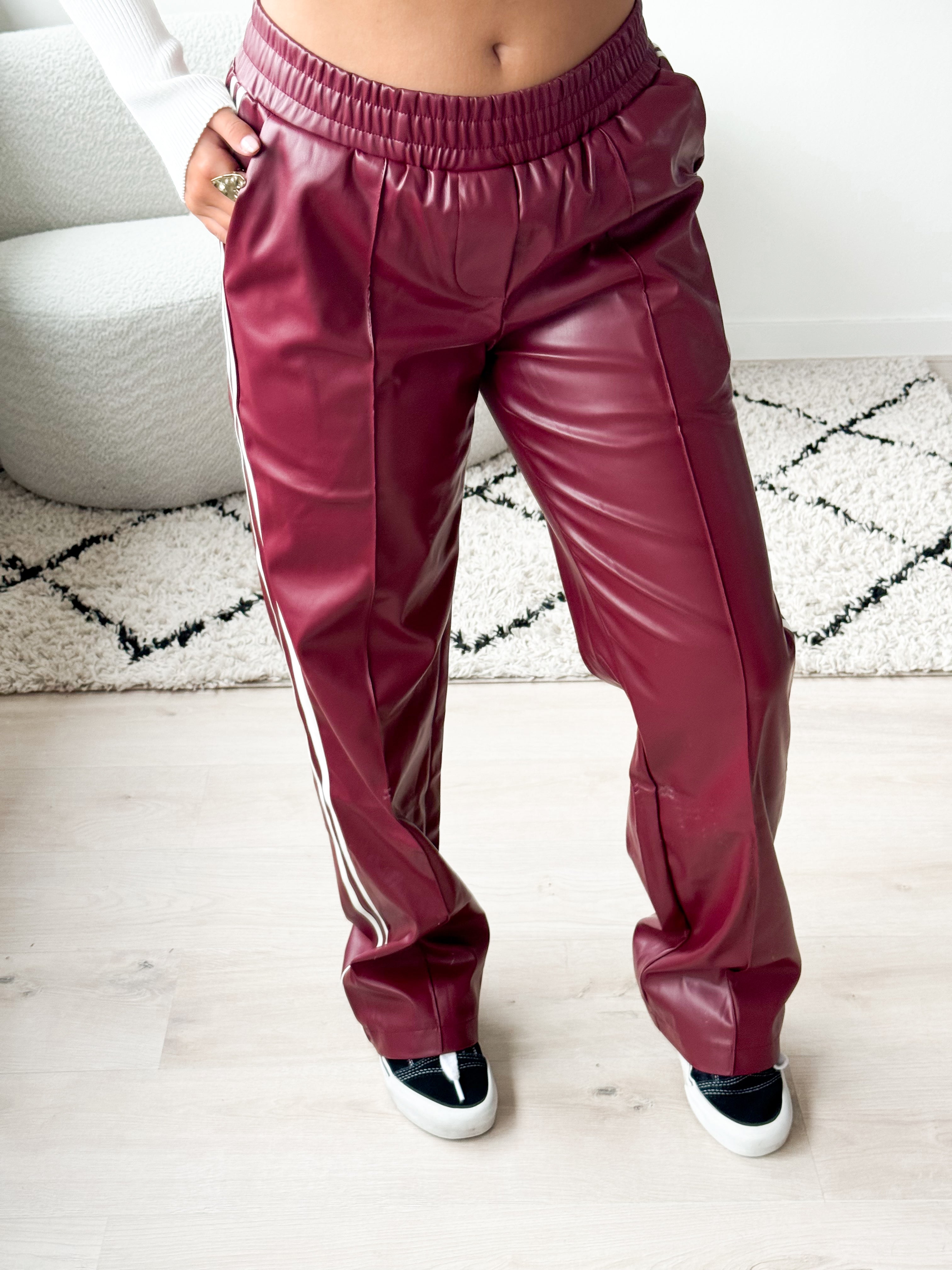 Serene Cove™ | Avalon leather pants bordeaux