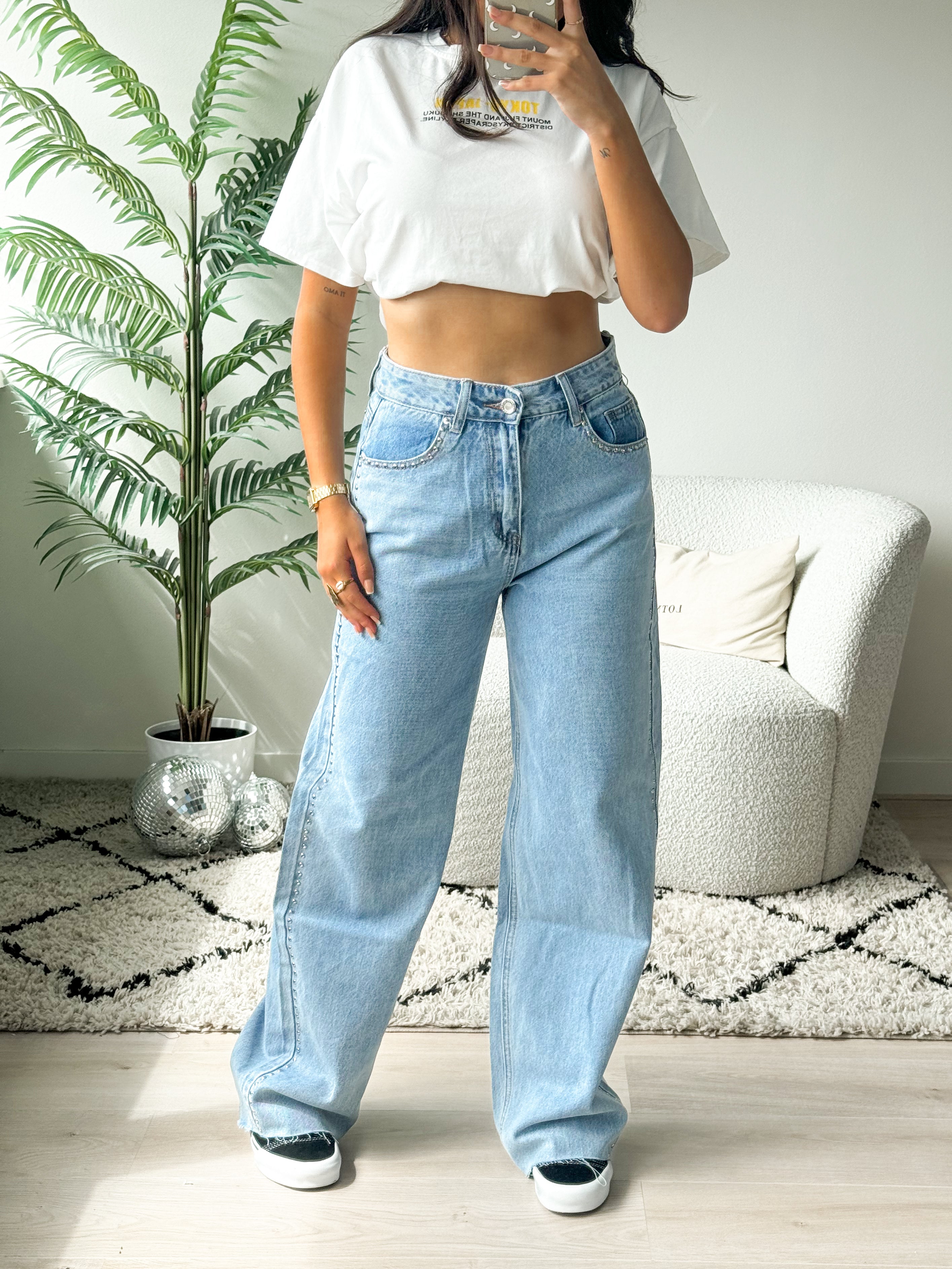 Serene Cove™ | Sanne wide jeans light denim
