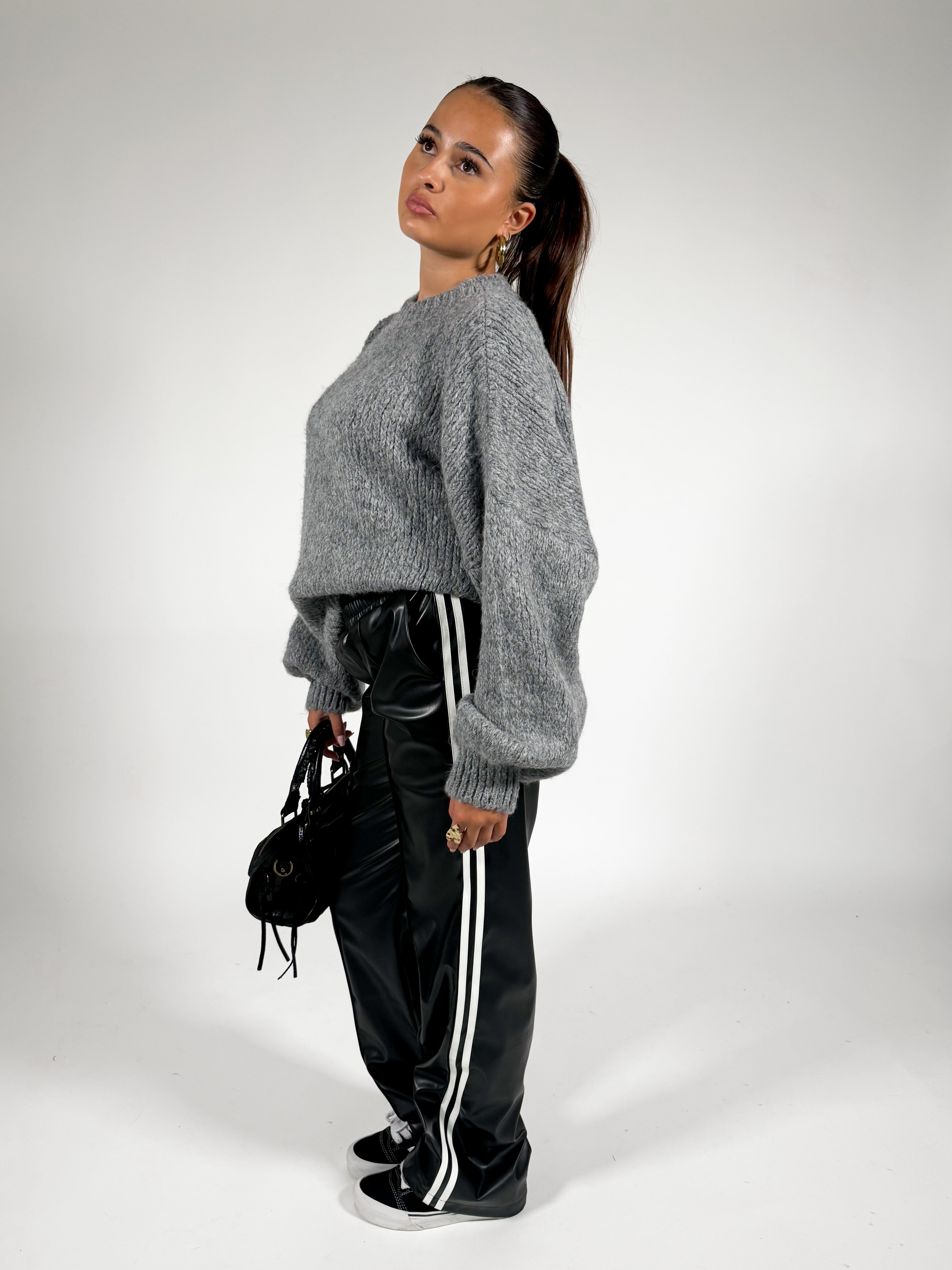 Serene Cove™ | Avalon leather look pants black