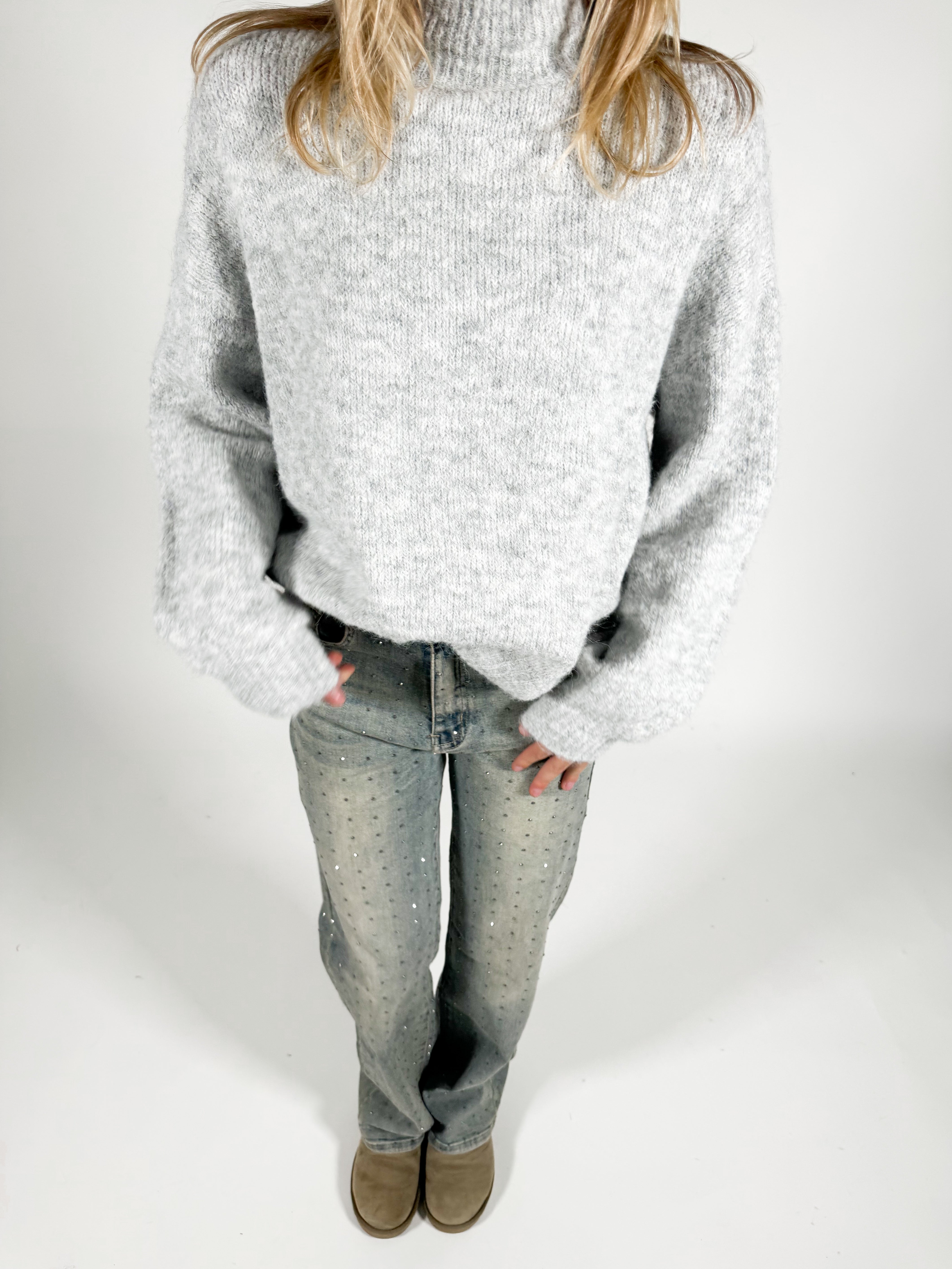 Serene Cove™ | Cara knit light grey
