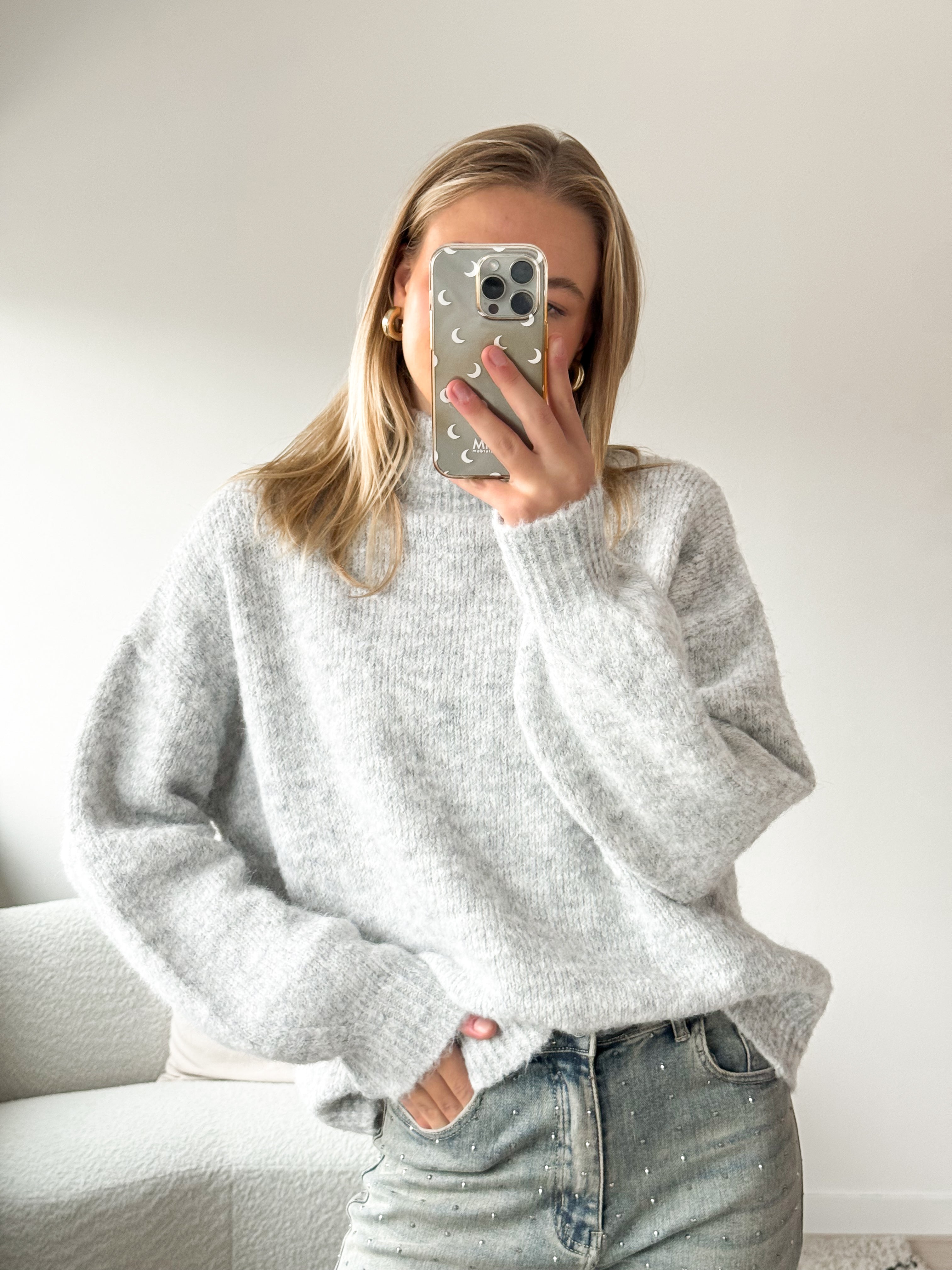 Serene Cove™ | Cara knit light grey