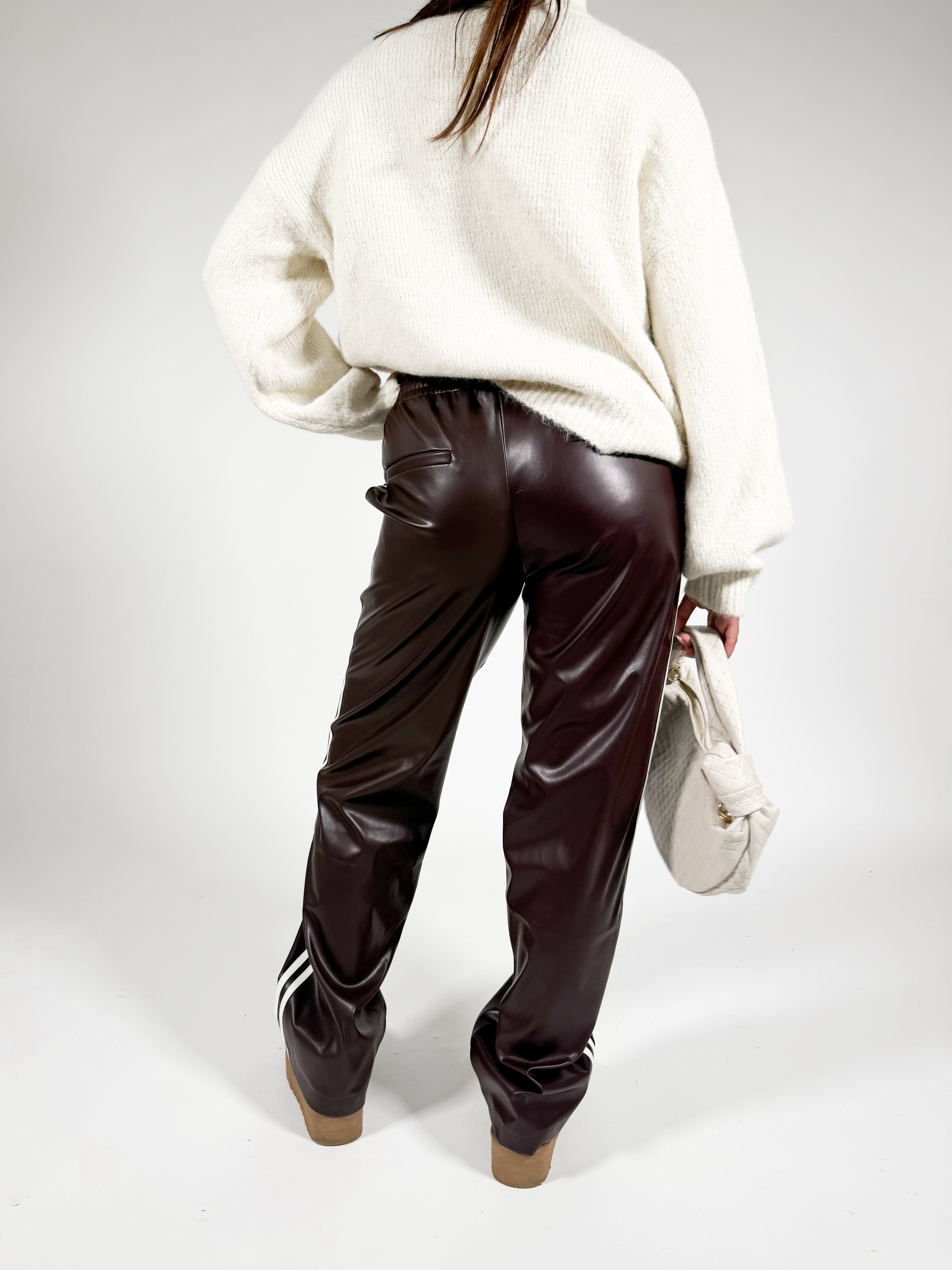Serene Cove™ | Avalon leather pants brown