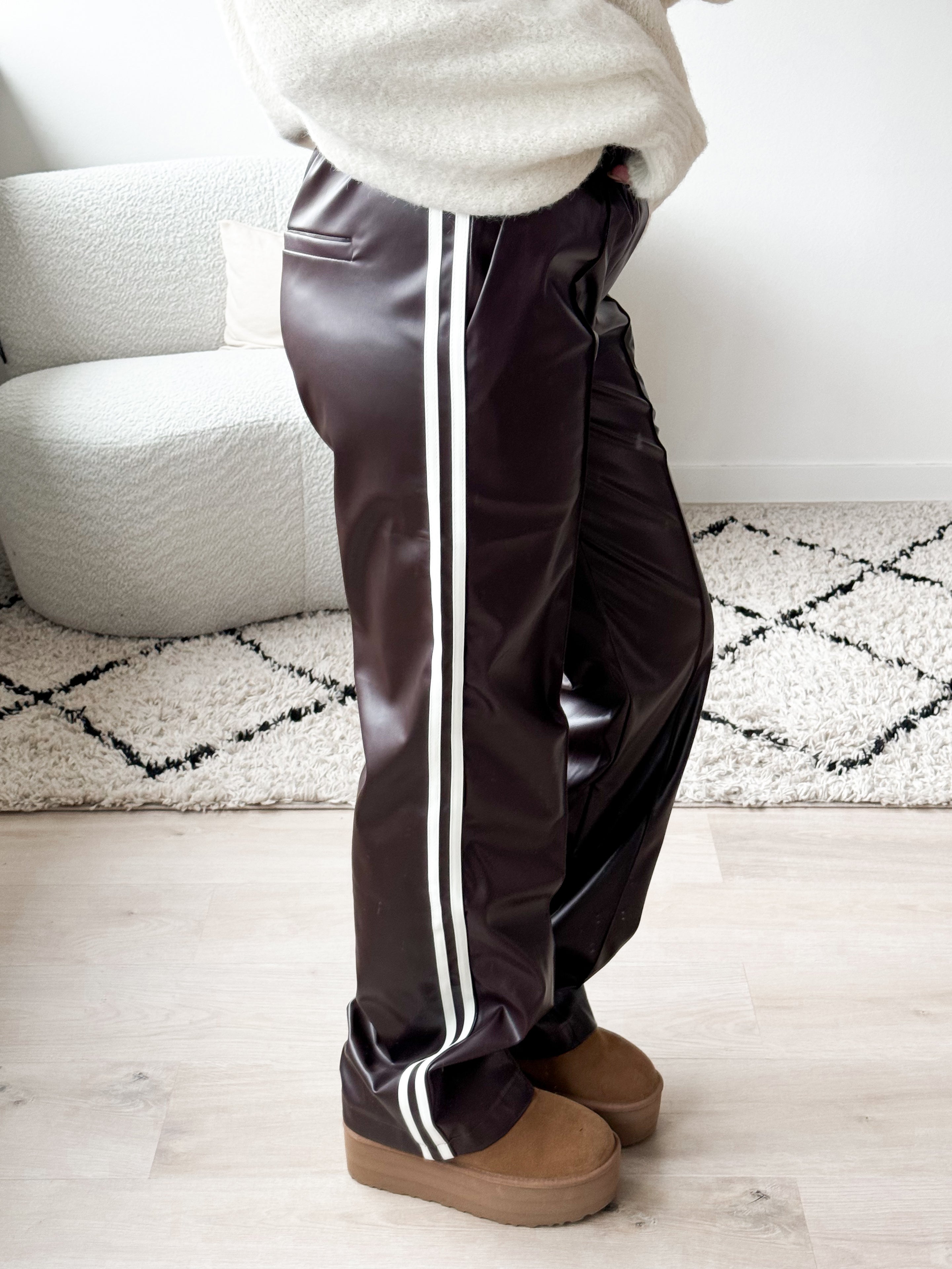 Serene Cove™ | Avalon leather pants brown