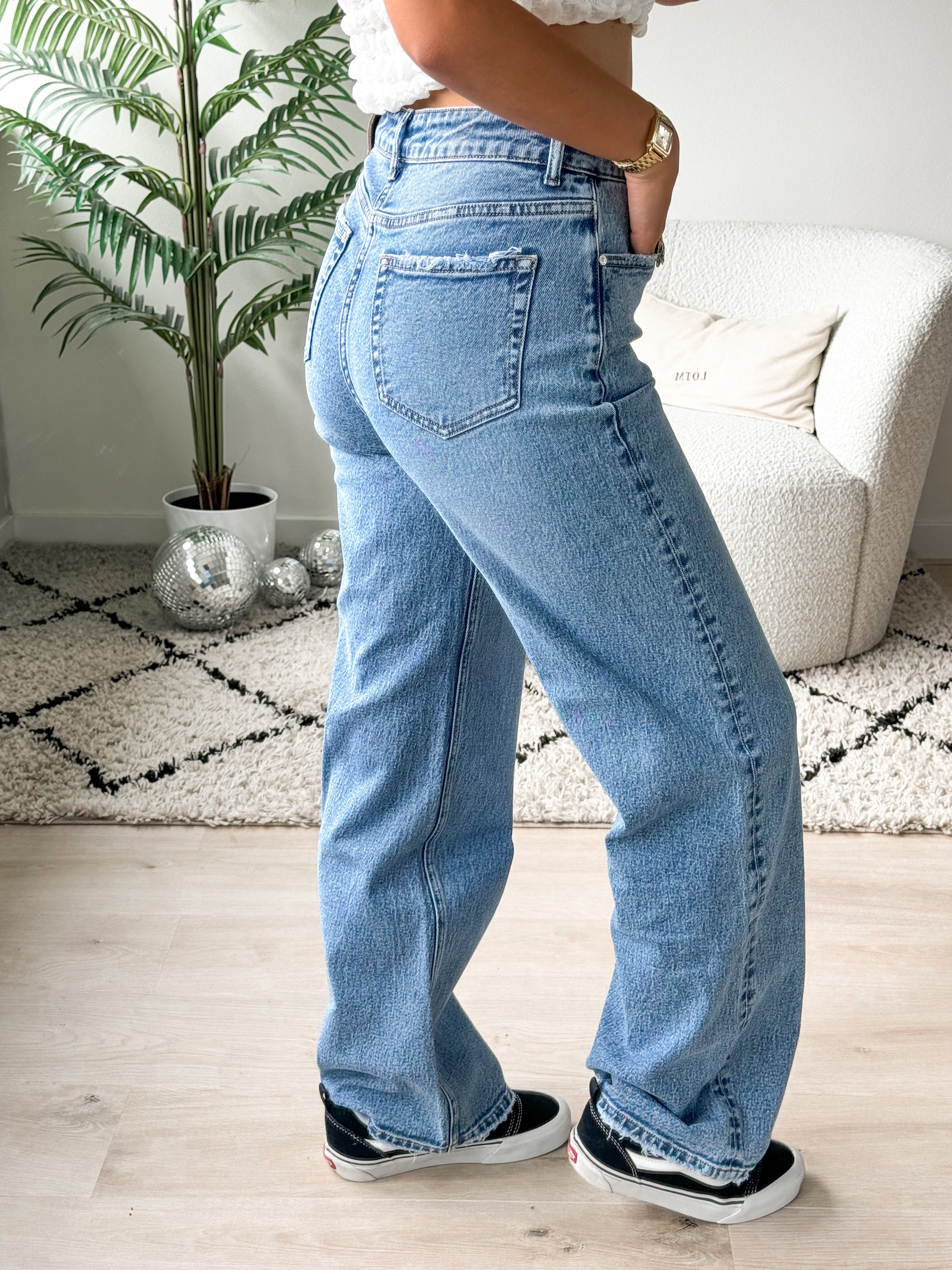 Serene Cove™ | Stretch - Ayla wide jeans blue denim