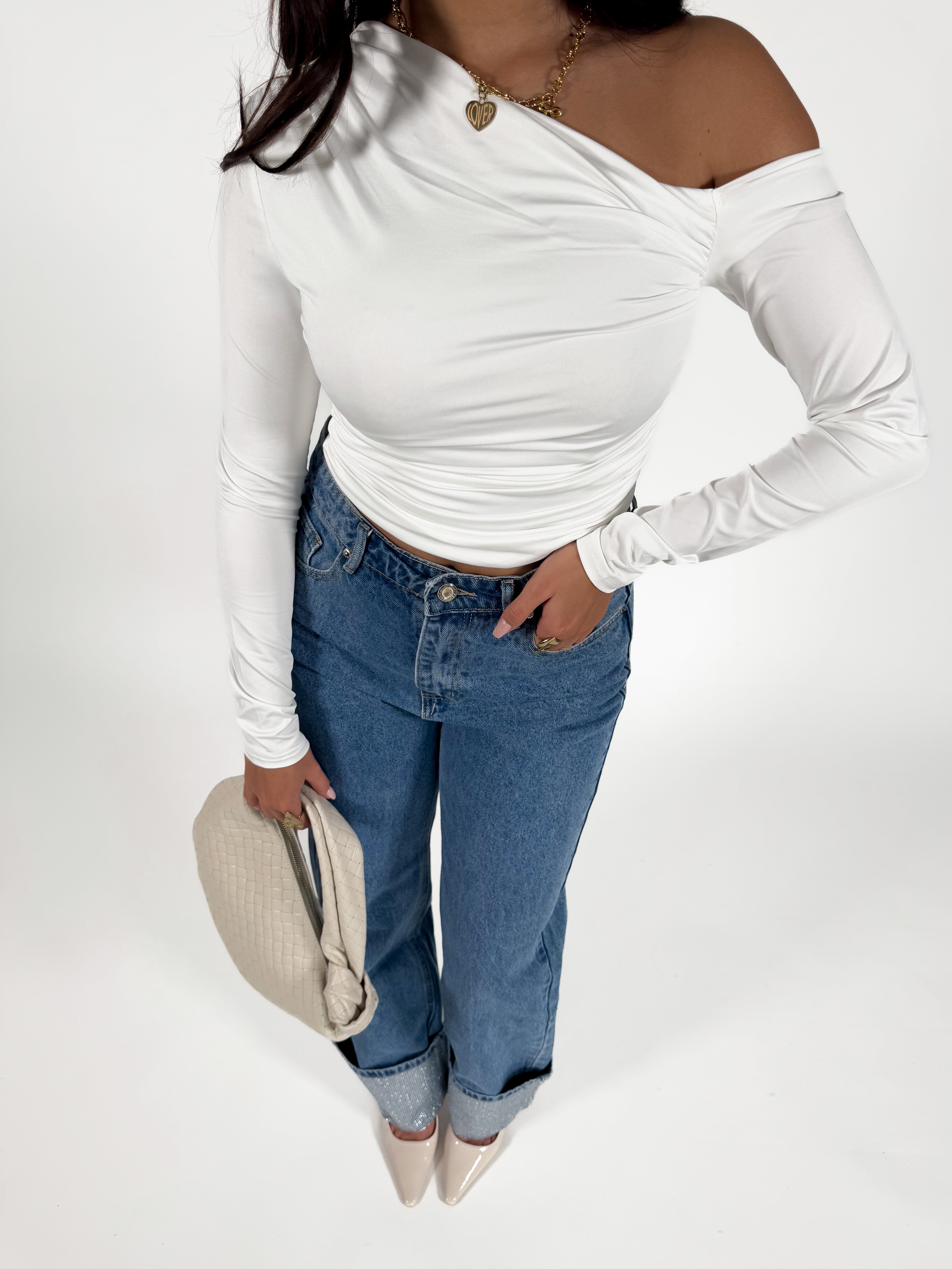 Serene Cove™ | Sasha straight jeans mid denim