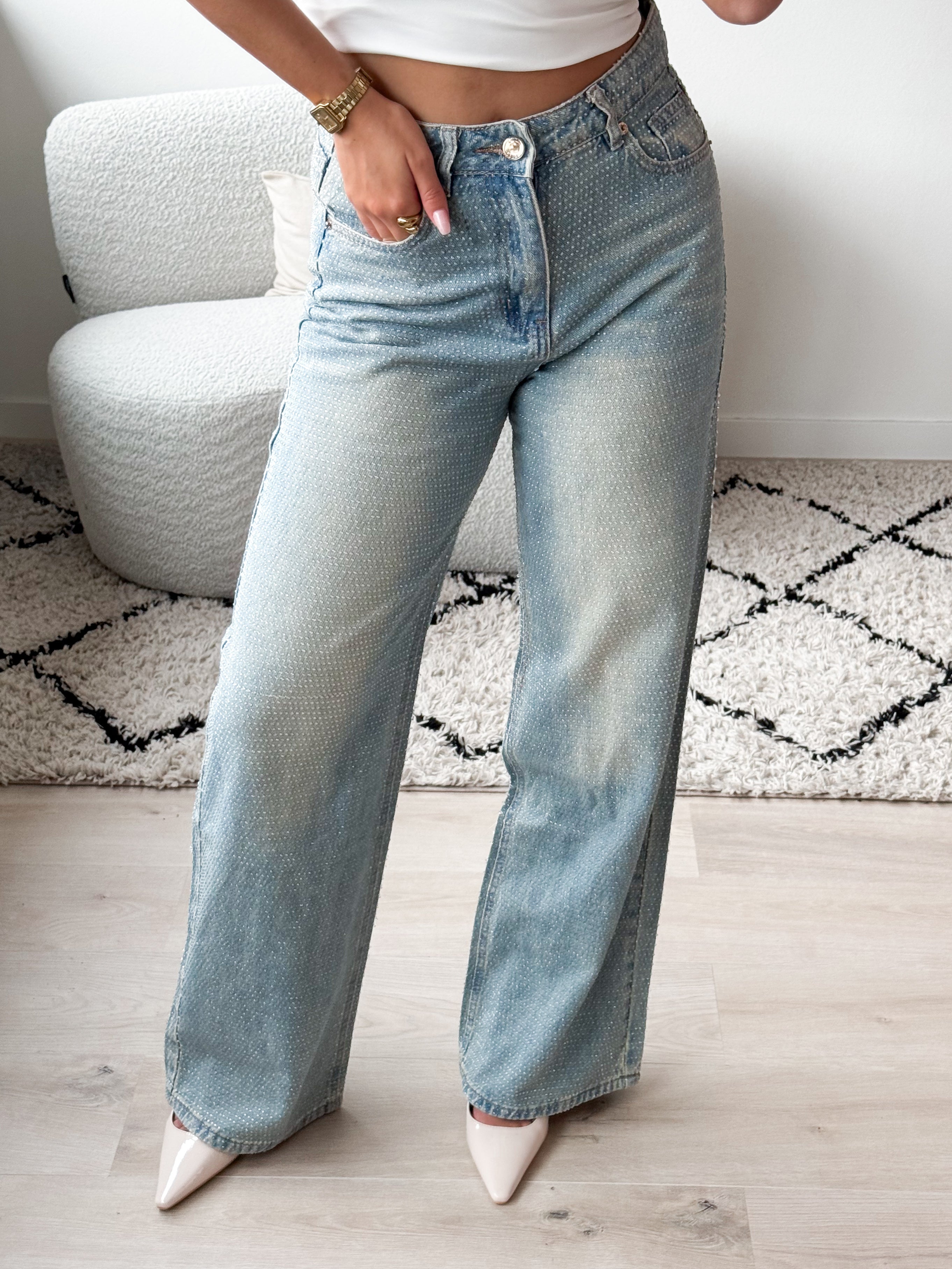 Serene Cove™ | Liv wide jeans washed denim