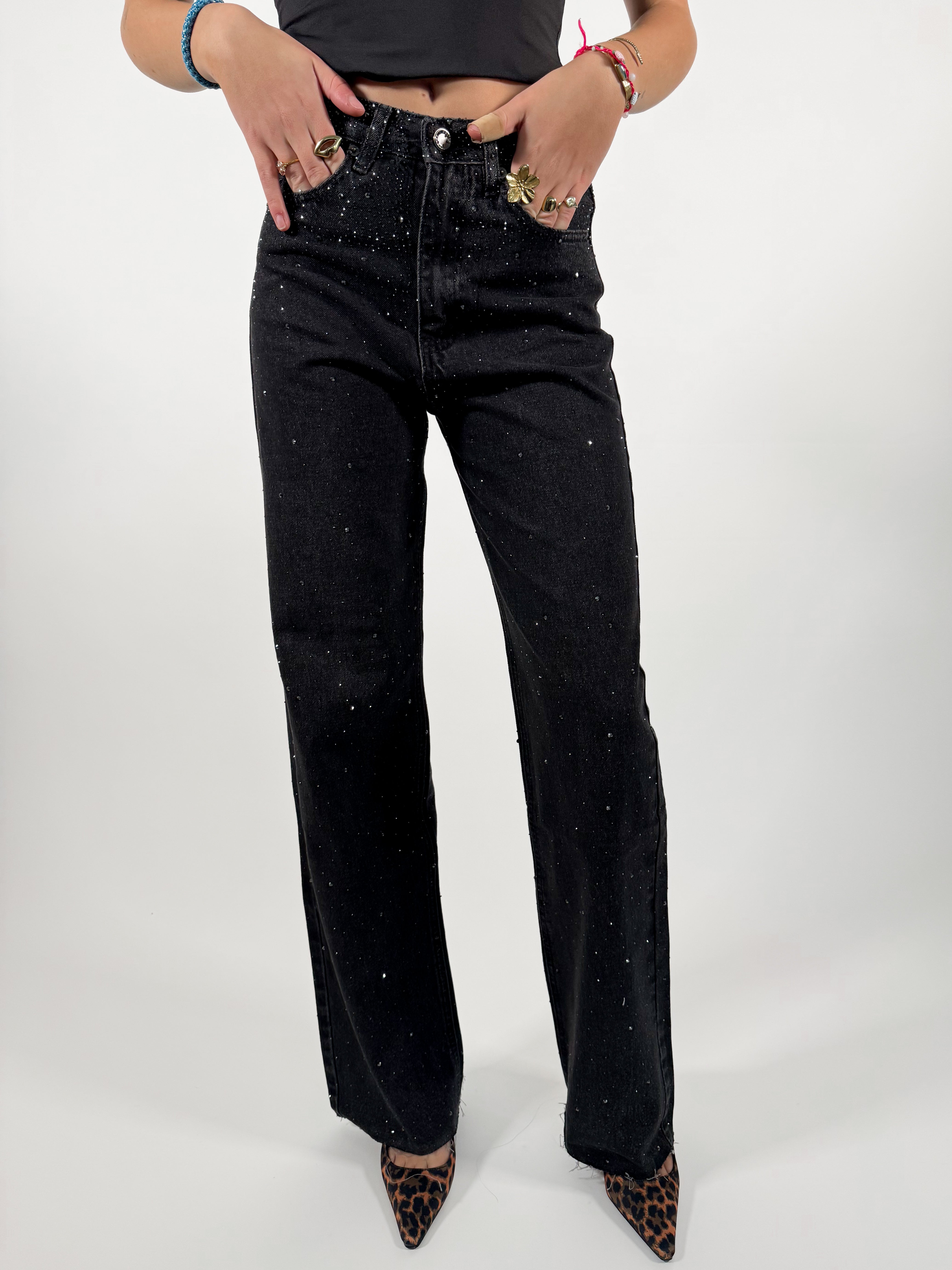Serene Cove™ | Riley wide jeans black