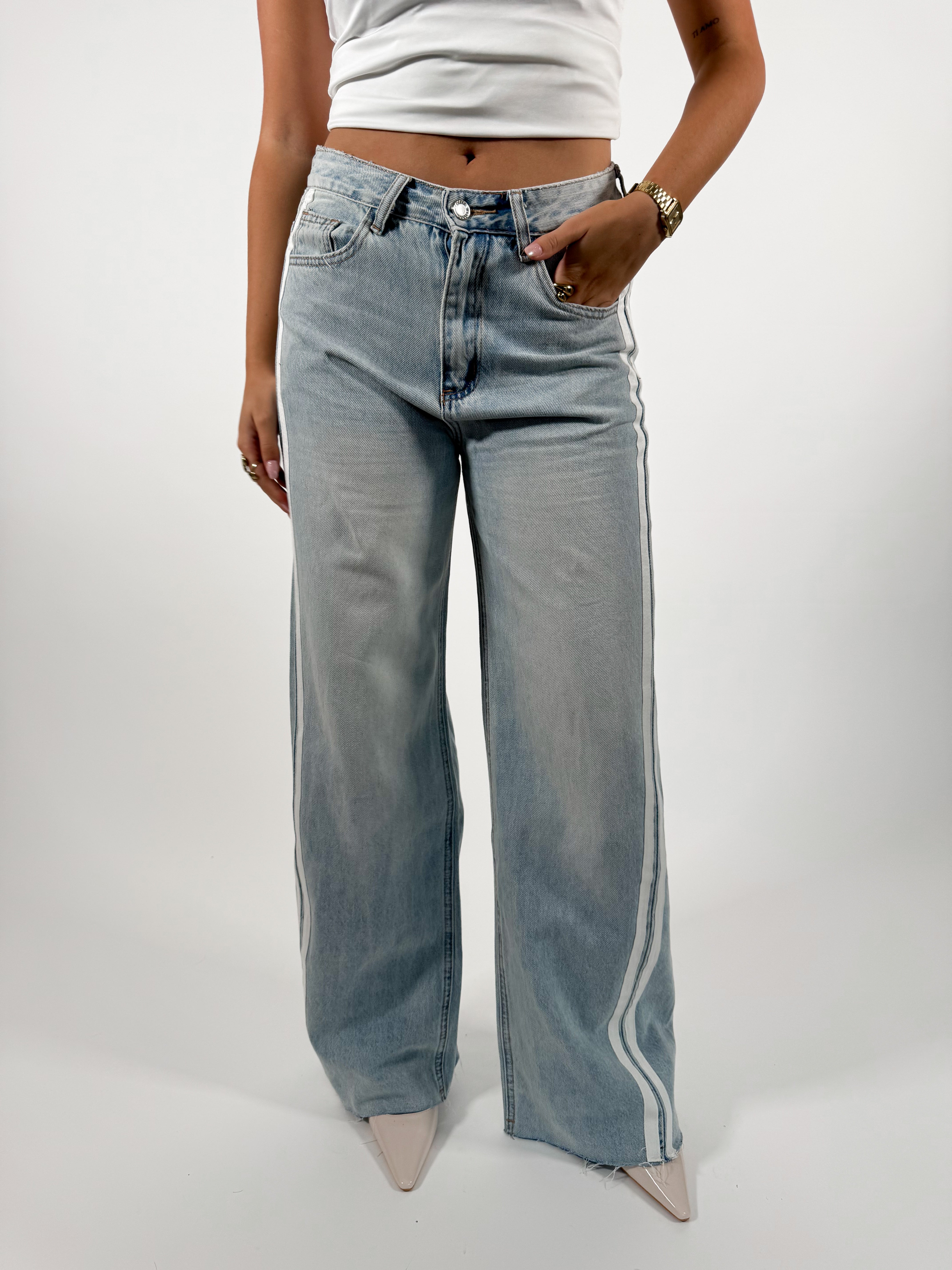 Serene Cove™ | Lina wide jeans light denim