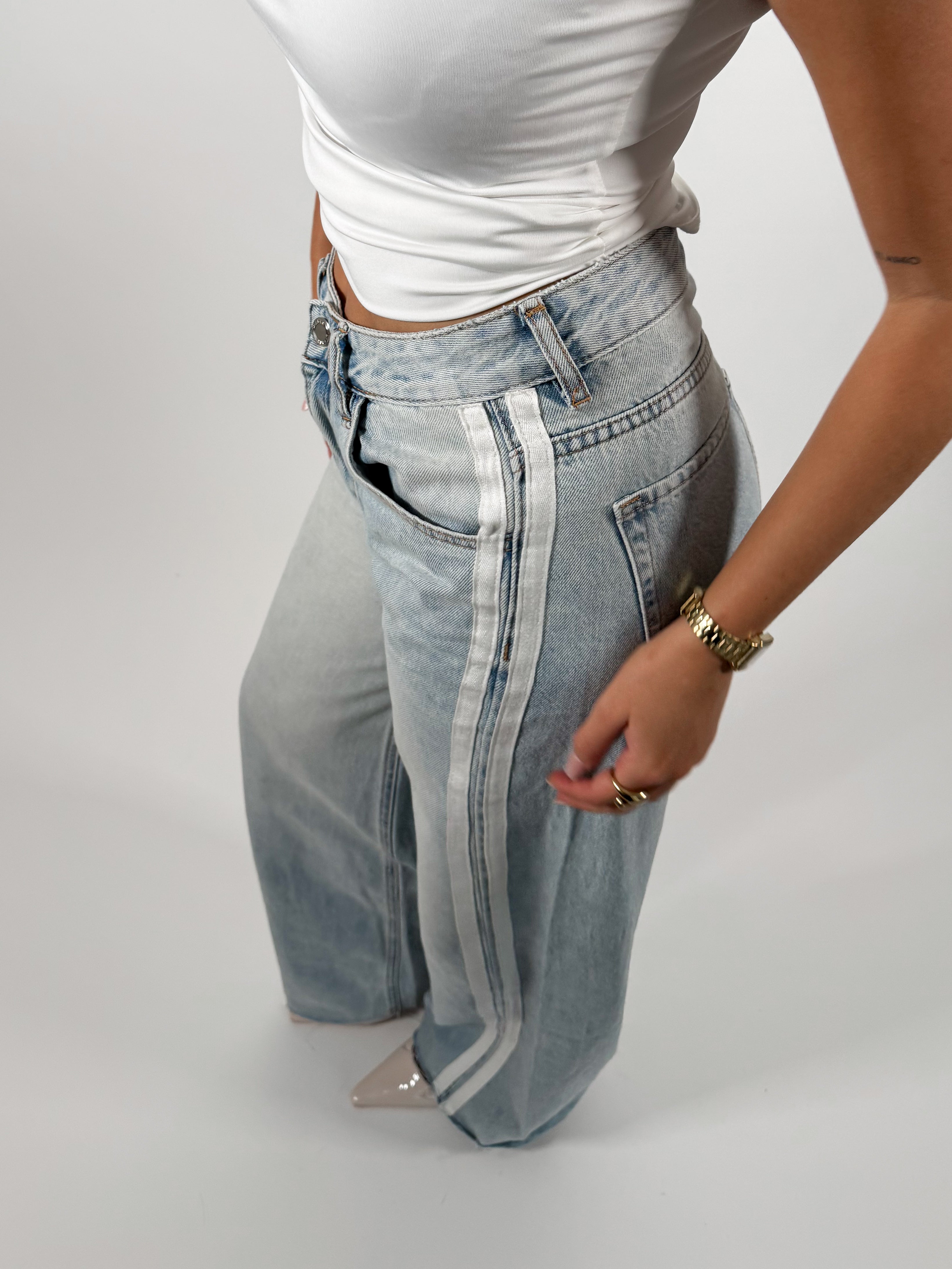 Serene Cove™ | Lina wide jeans light denim