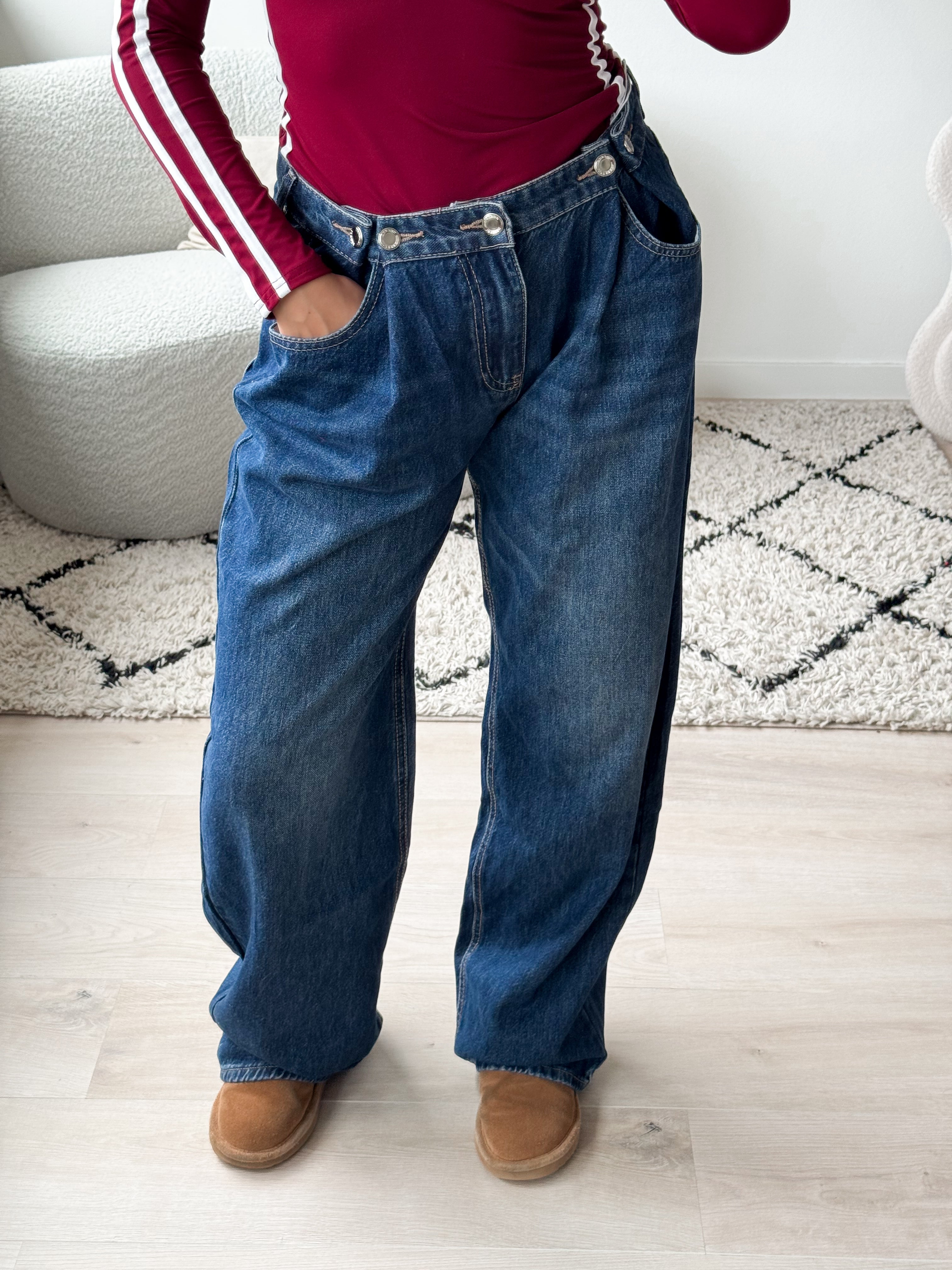 Serene Cove™ | Molly extra wide jeans dark denim
