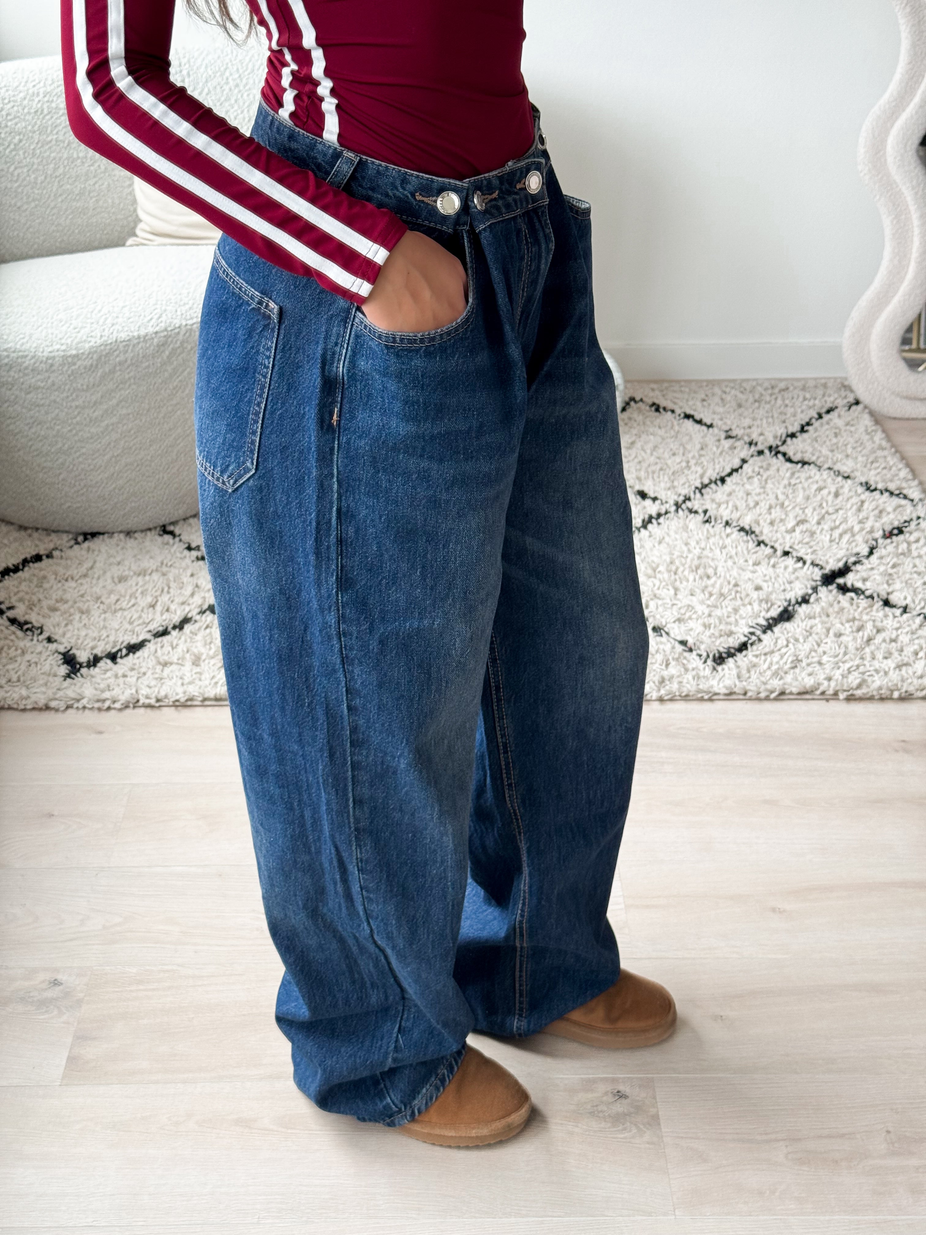 Serene Cove™ | Molly extra wide jeans dark denim