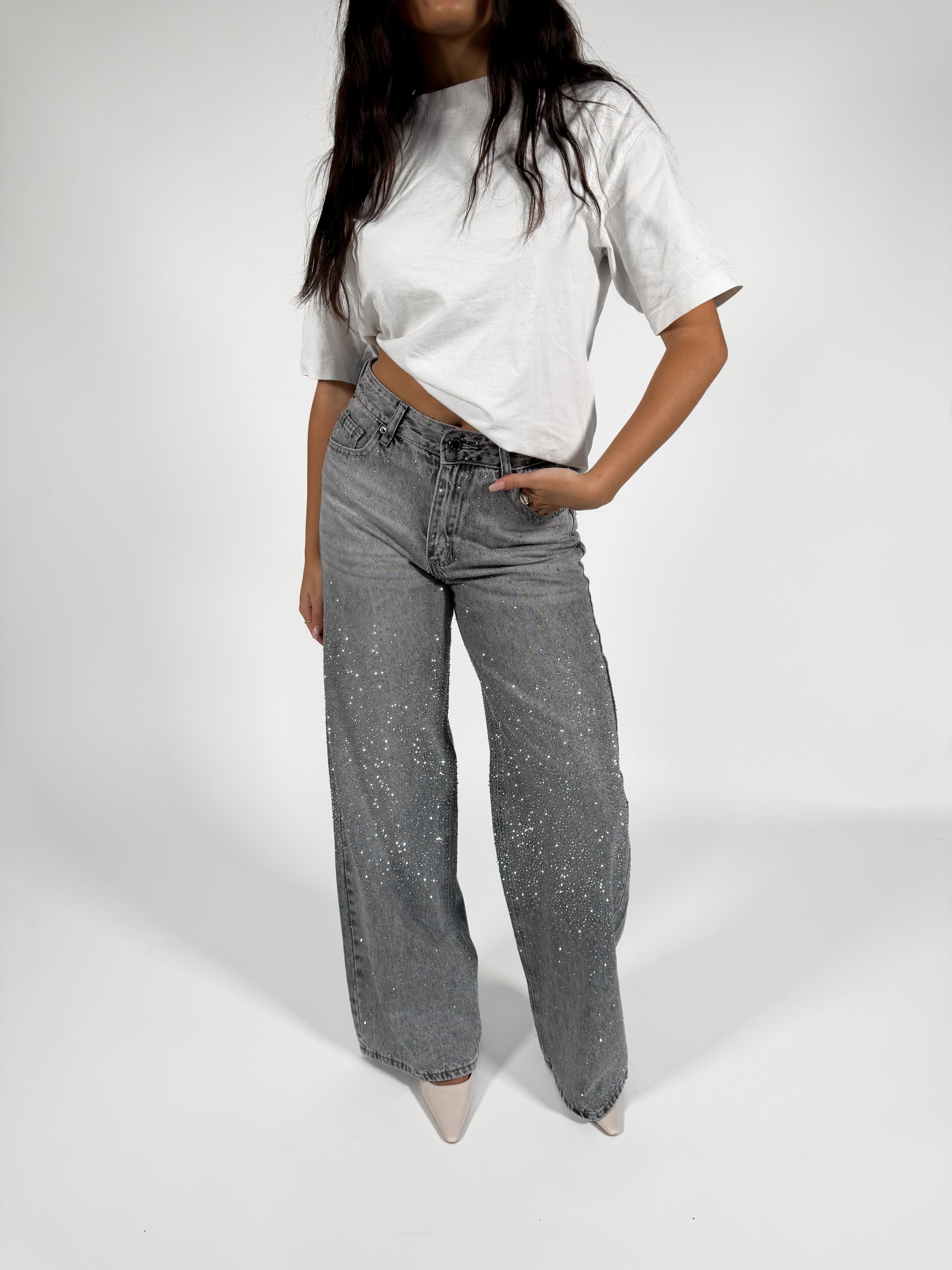 Serene Cove™ | Sophie wide jeans grey