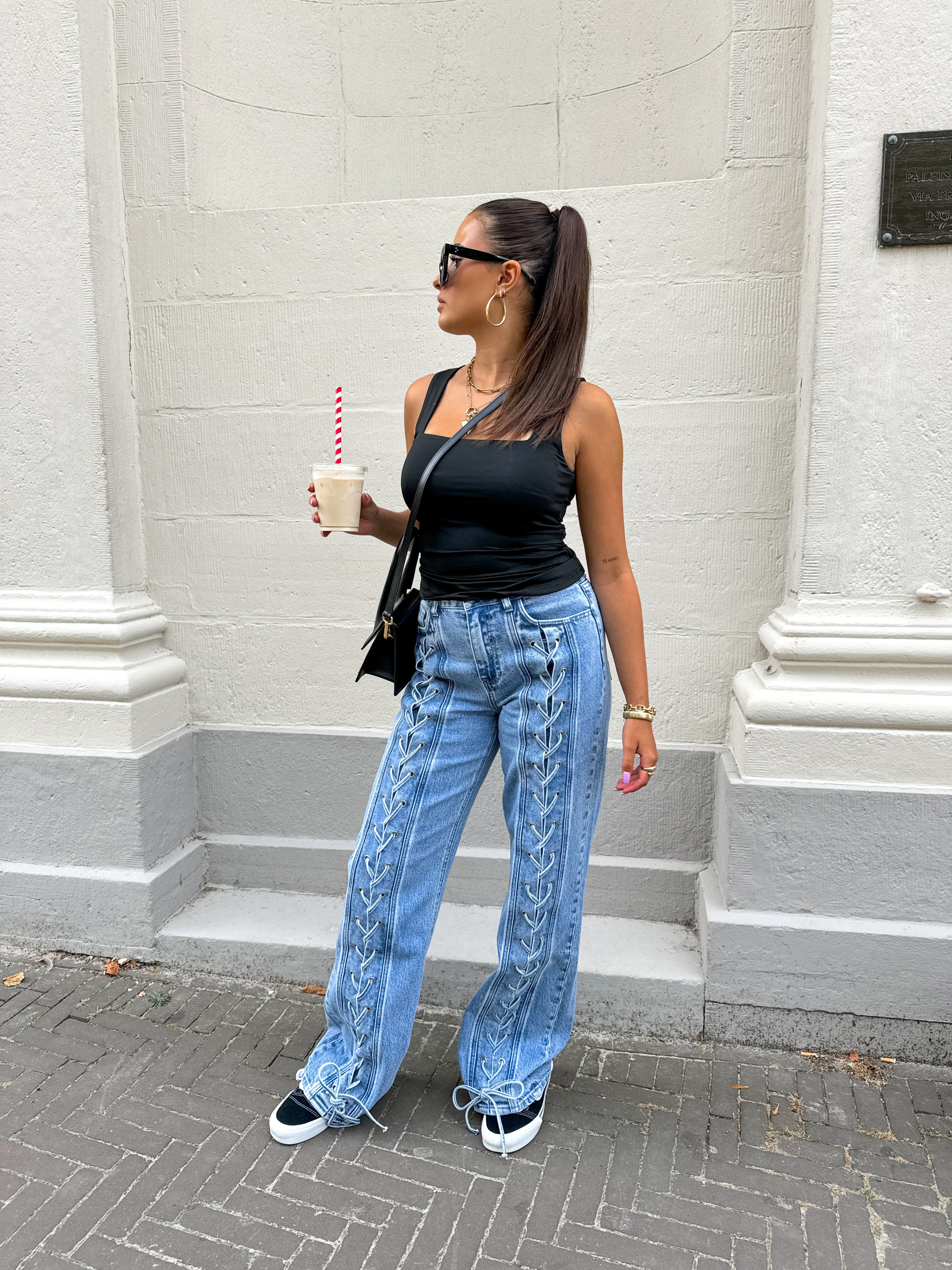 Serene Cove™ | Stretch - Gigi wide jeans light denim