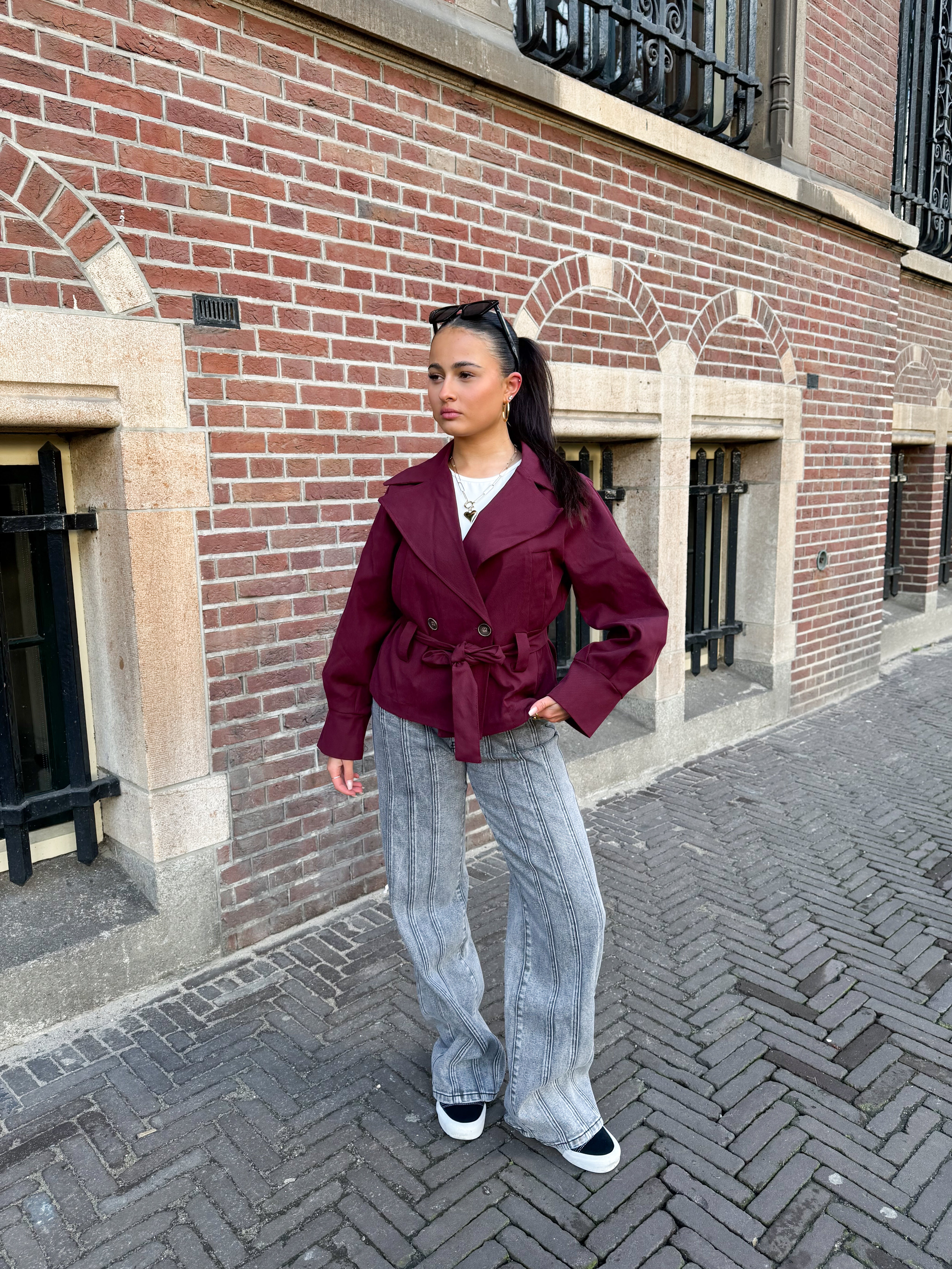 Serene Cove™ | Trenchcoat bordeaux