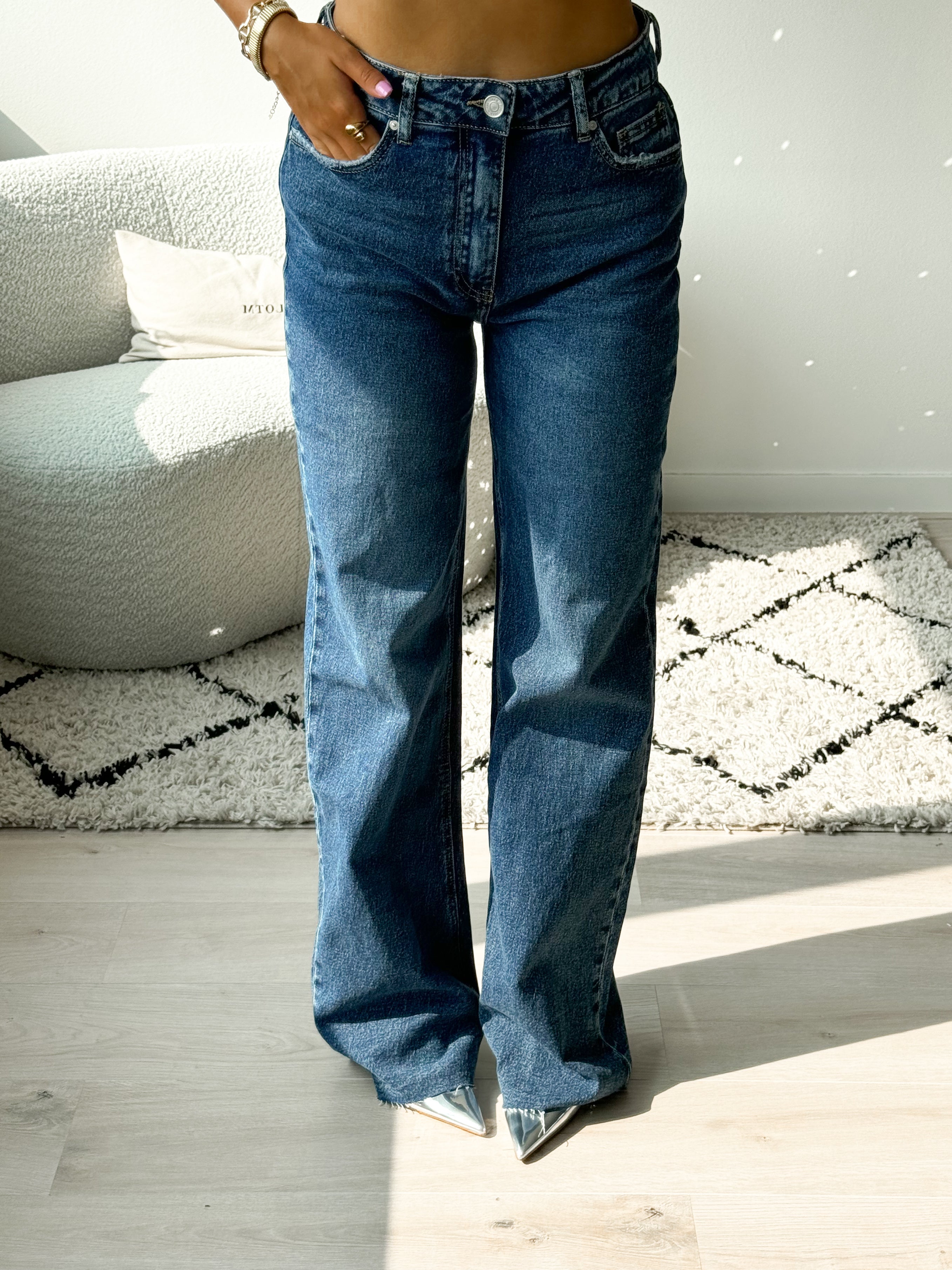 Serene Cove™ | Tall - Stretch - Ayla wide jeans dark denim
