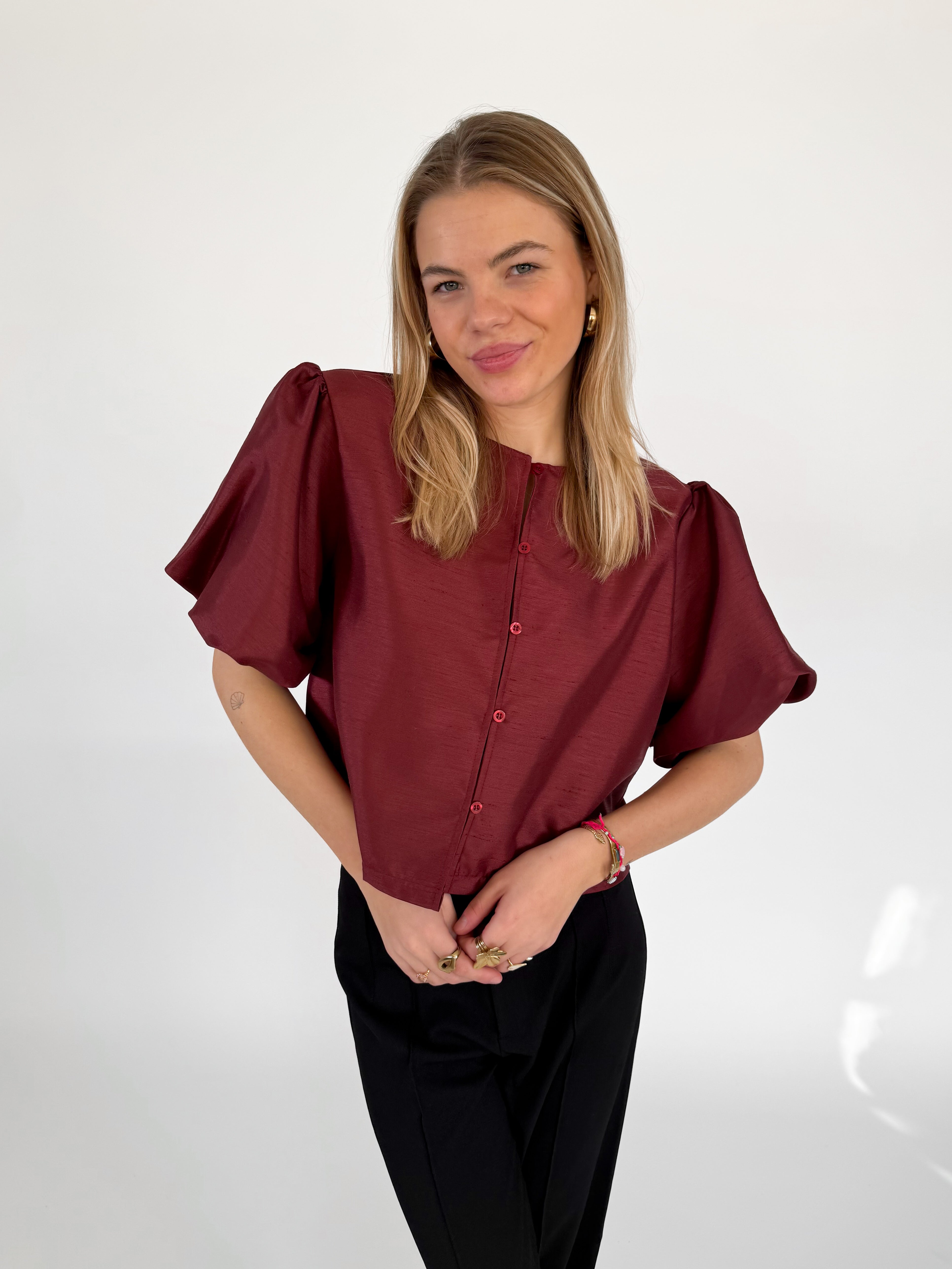 Serene Cove™ | Leena top bordeaux