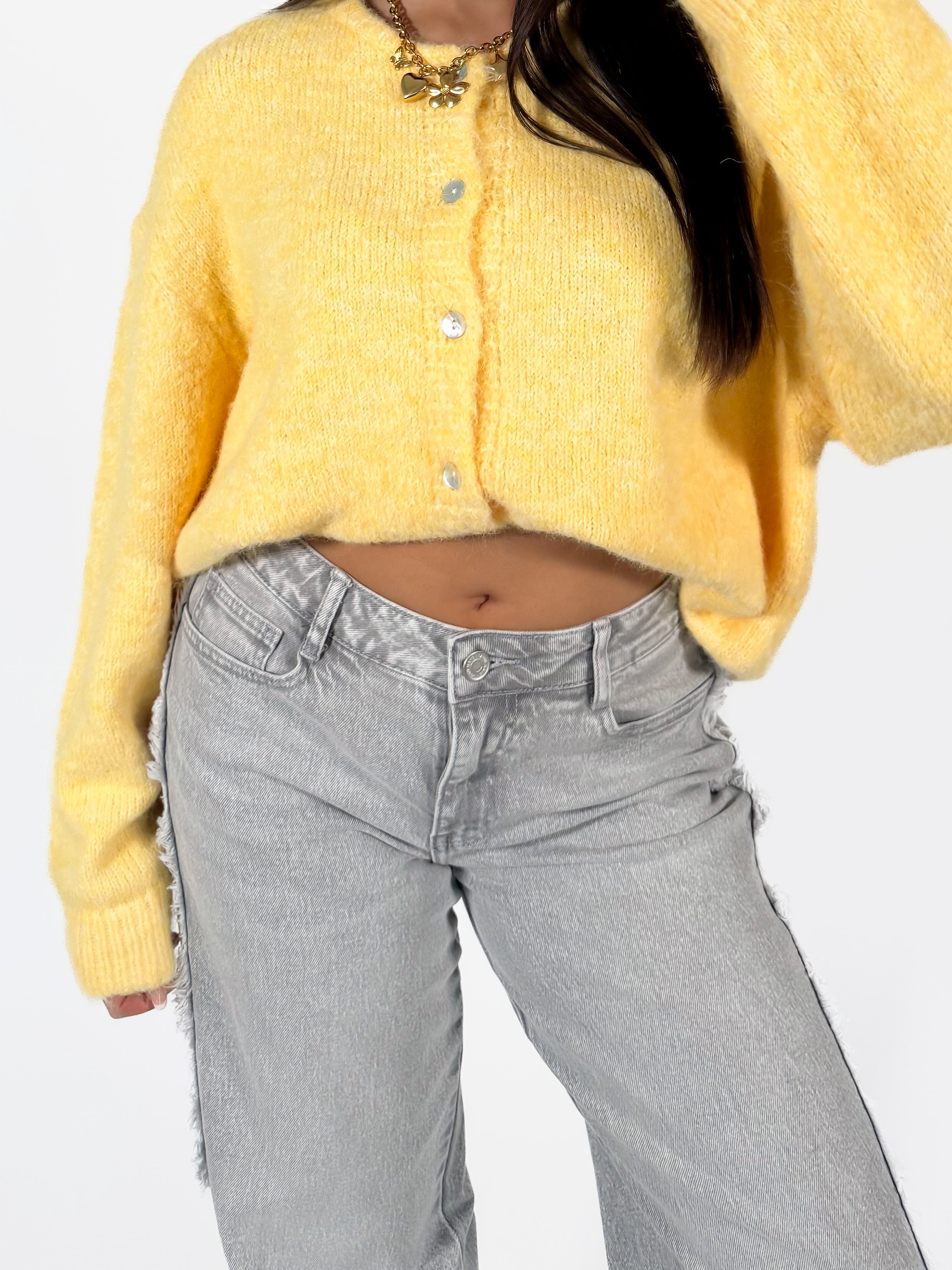 Serene Cove™ | Stretch - Noor wide jeans light grey