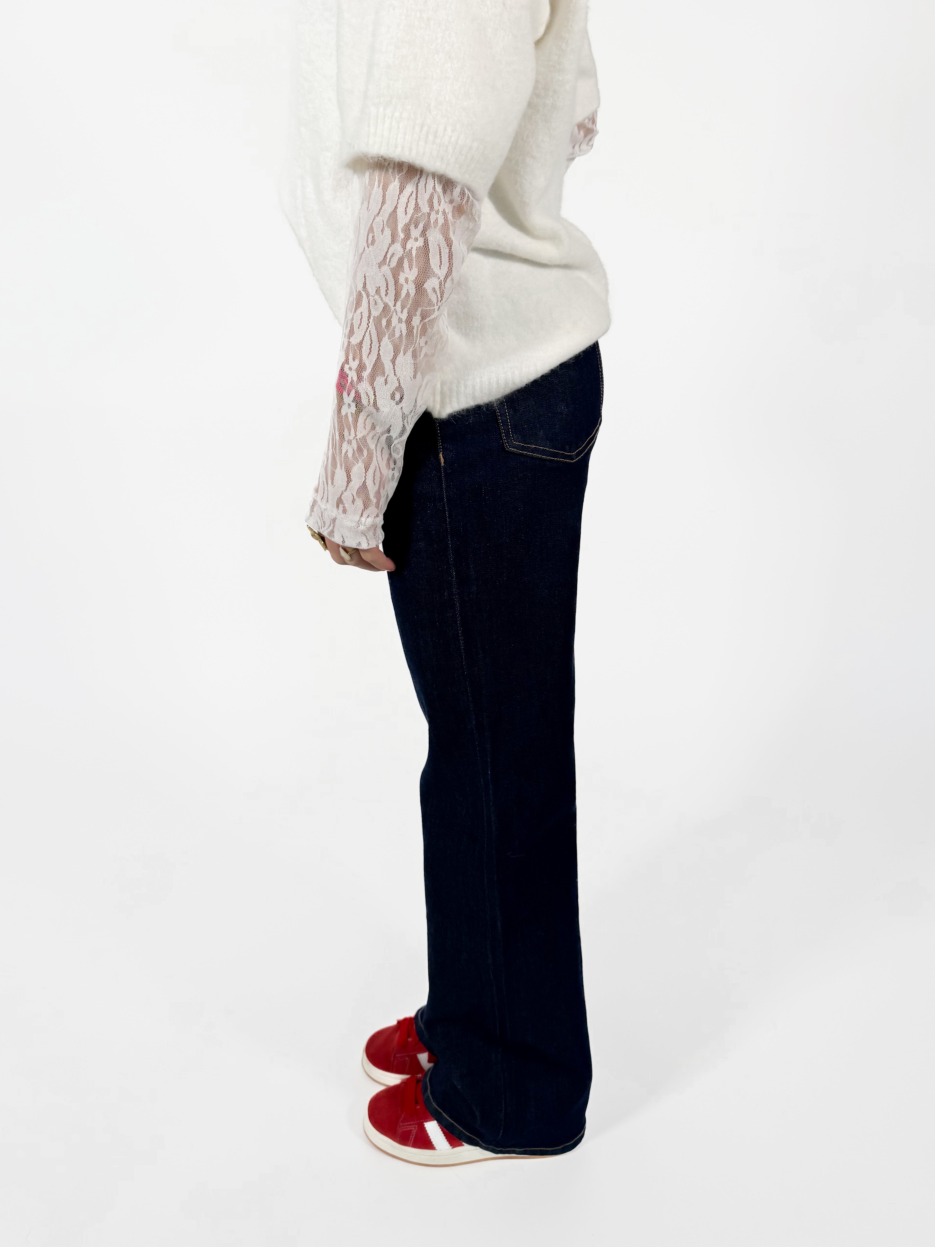 Serene Cove™ | Stretch - Ayla wide jeans navy blue