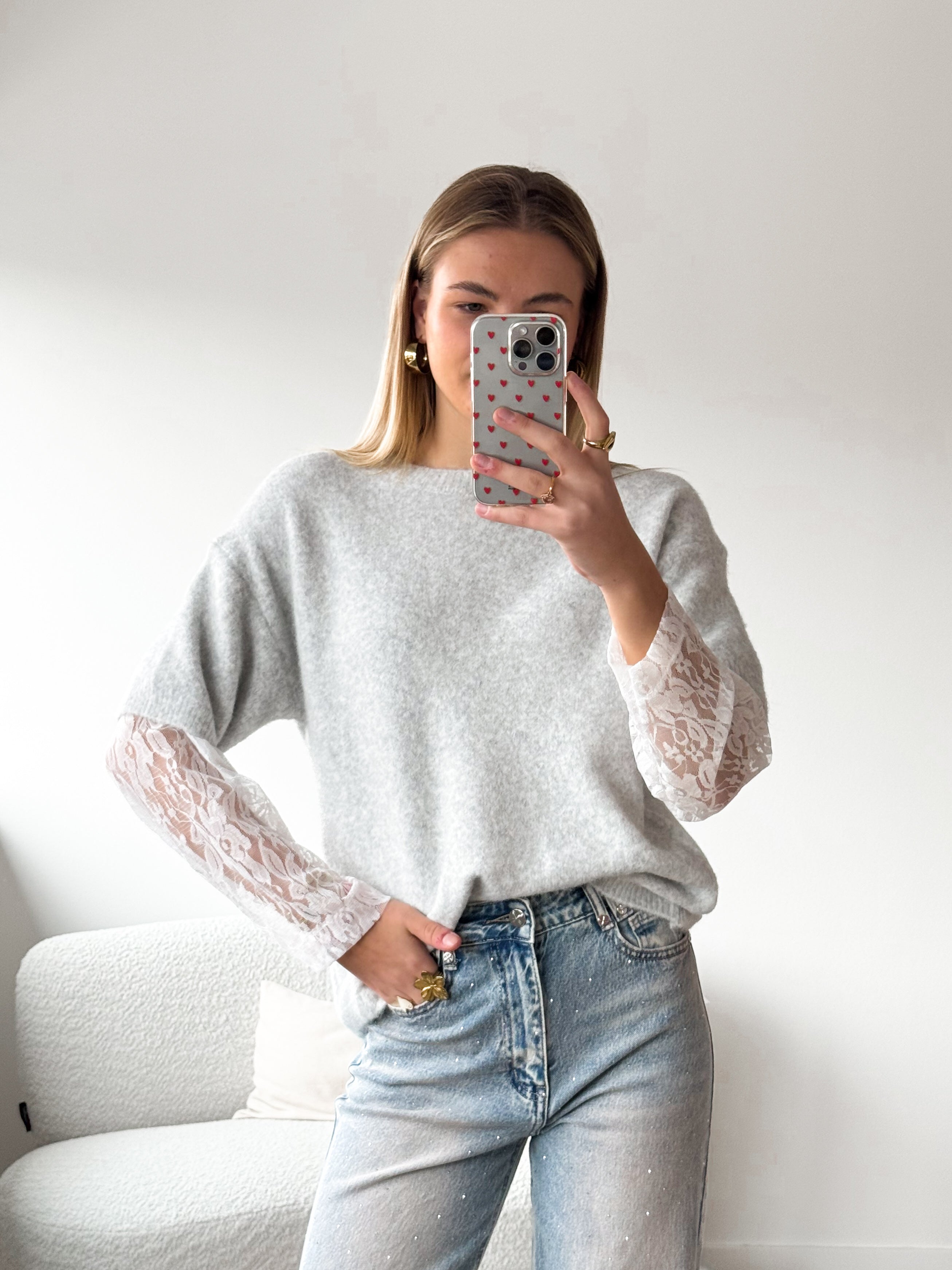 Serene Cove™ | Lot knit light grey