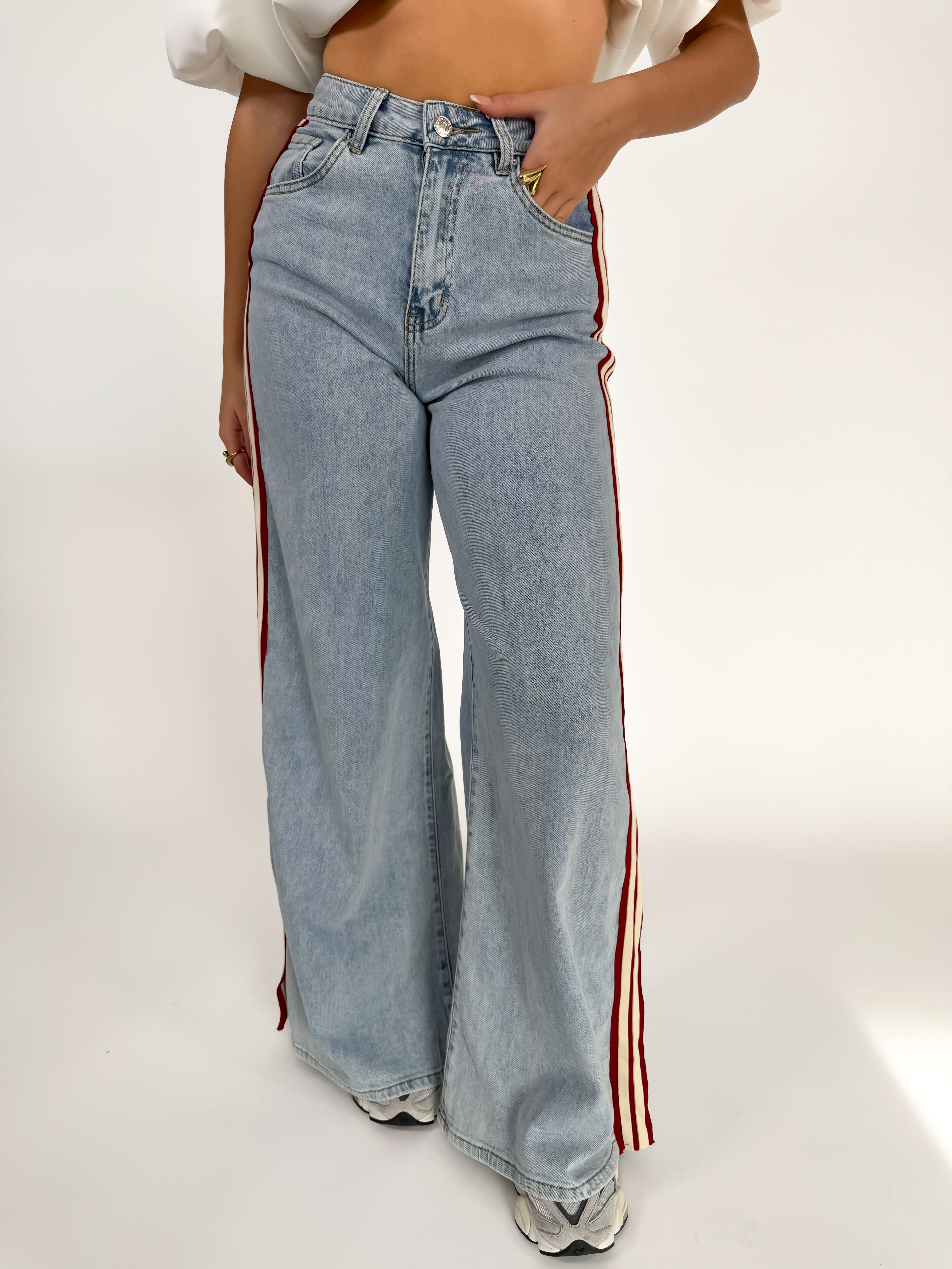 Serene Cove™ | Stretch - Marit wide jeans light denim