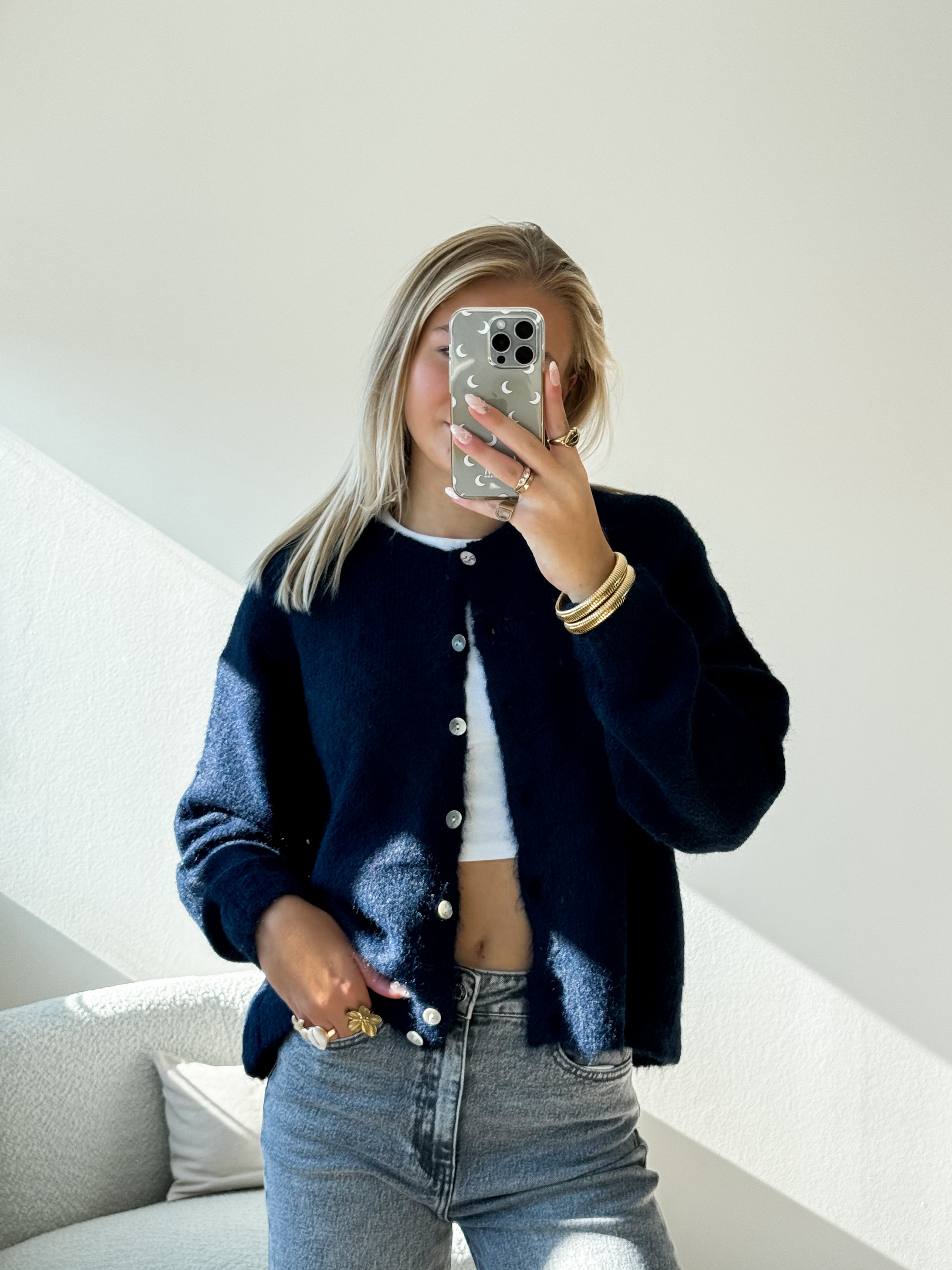 Serene Cove™ | Hazel knit navy blue