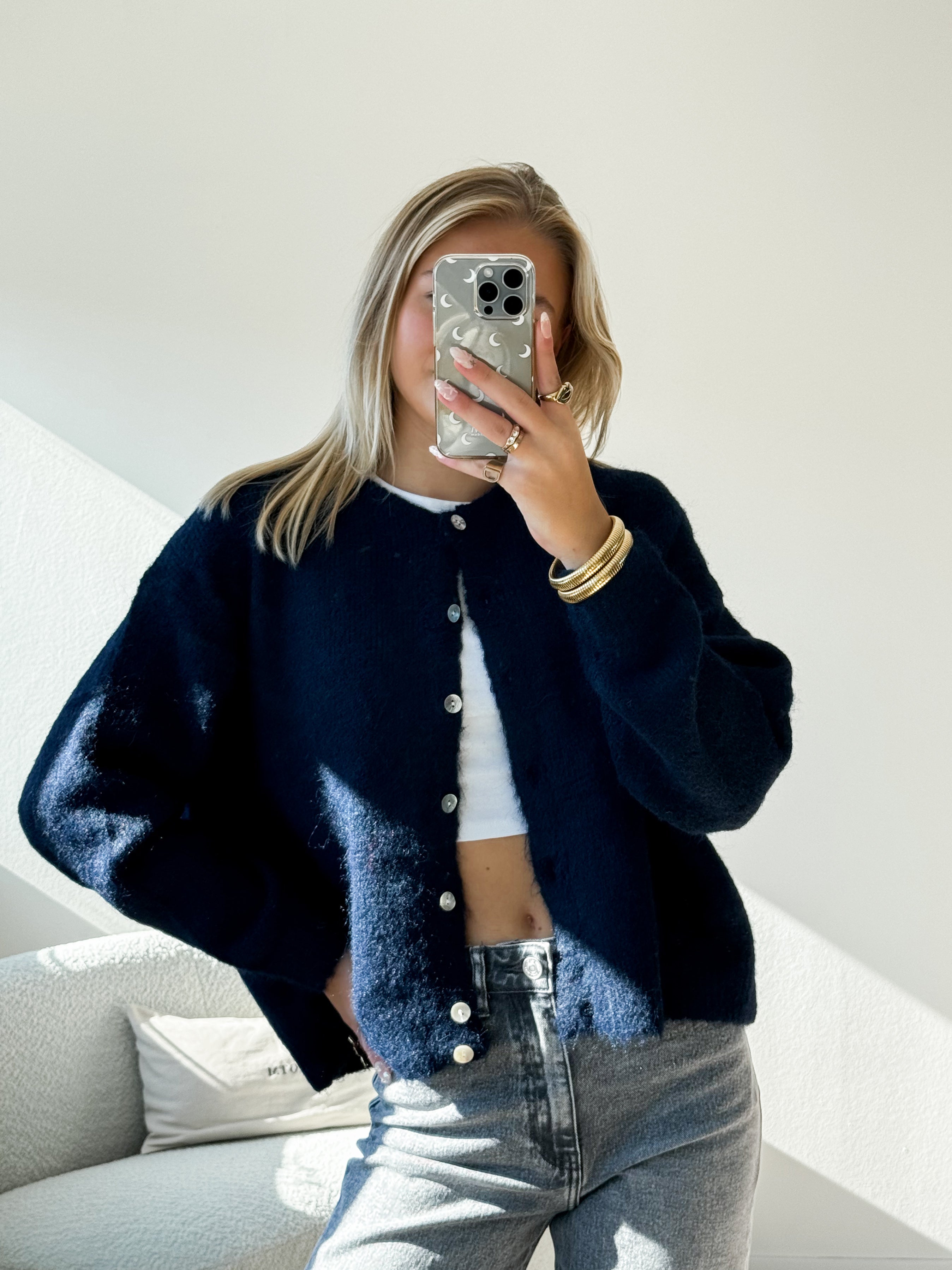Serene Cove™ | Hazel knit navy blue