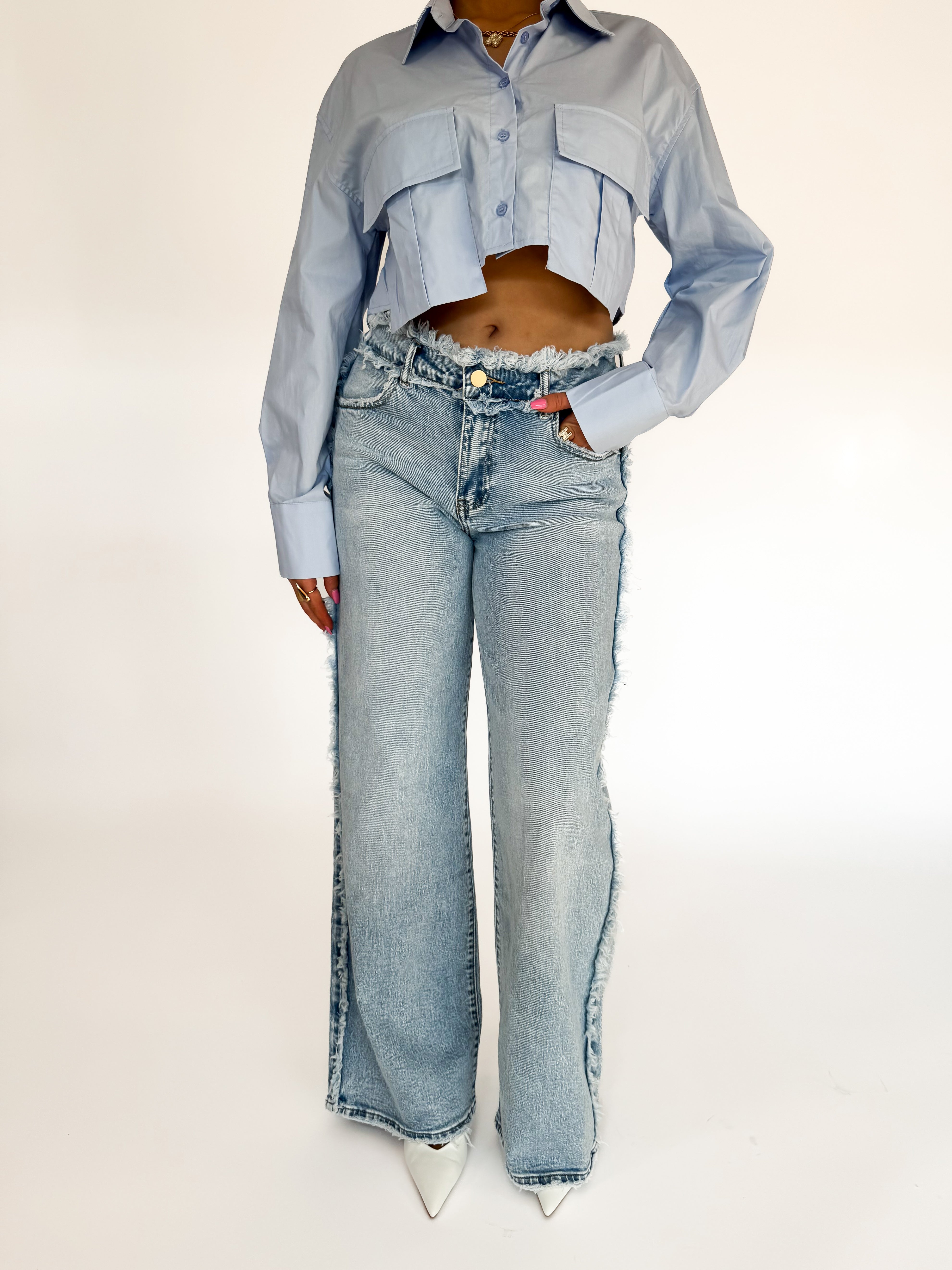 Serene Cove™ | Stretch - Jessie wide jeans light denim