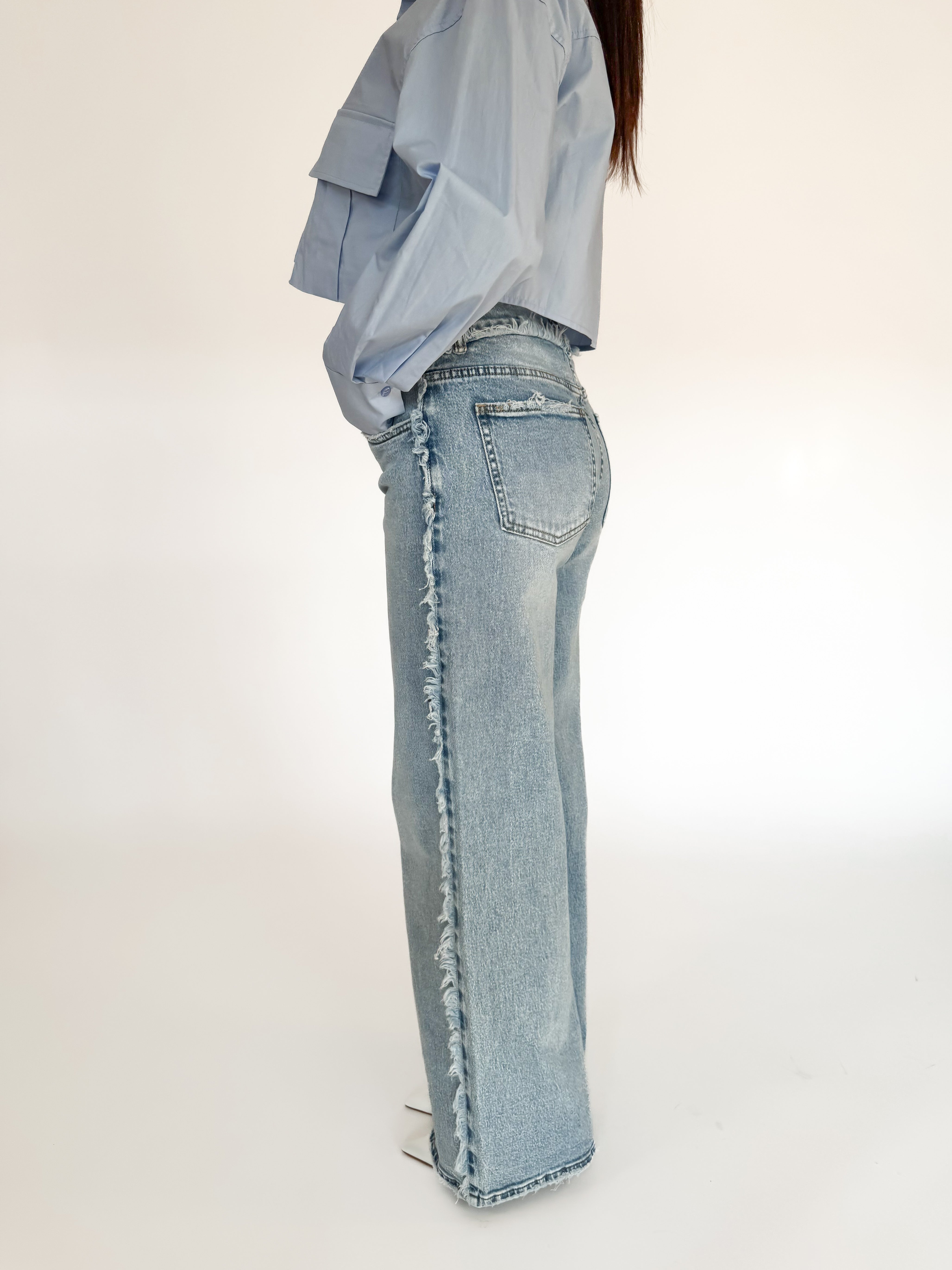Serene Cove™ | Stretch - Jessie wide jeans light denim