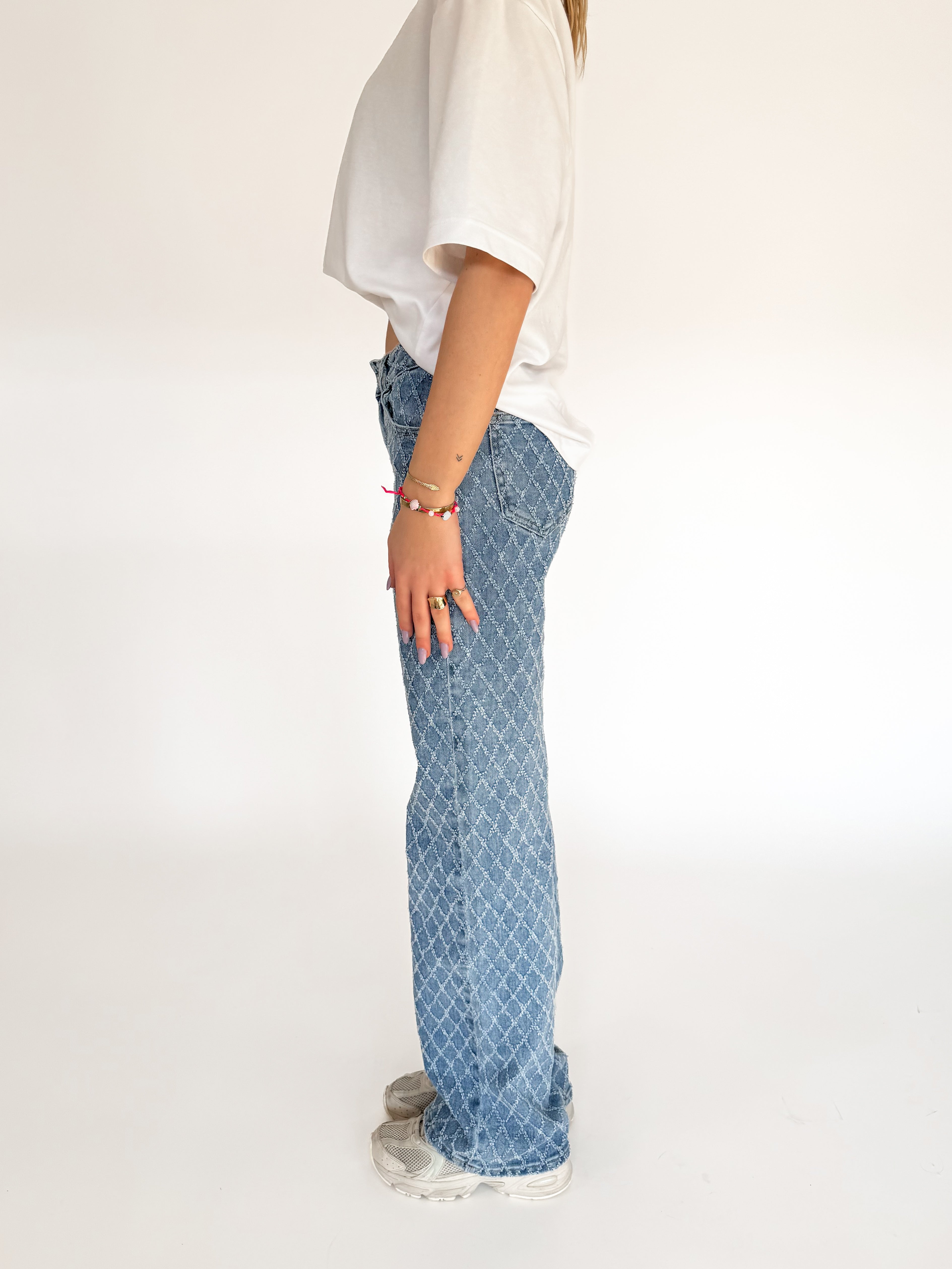Serene Cove™ | Stretch - Aniek wide jeans blue denim