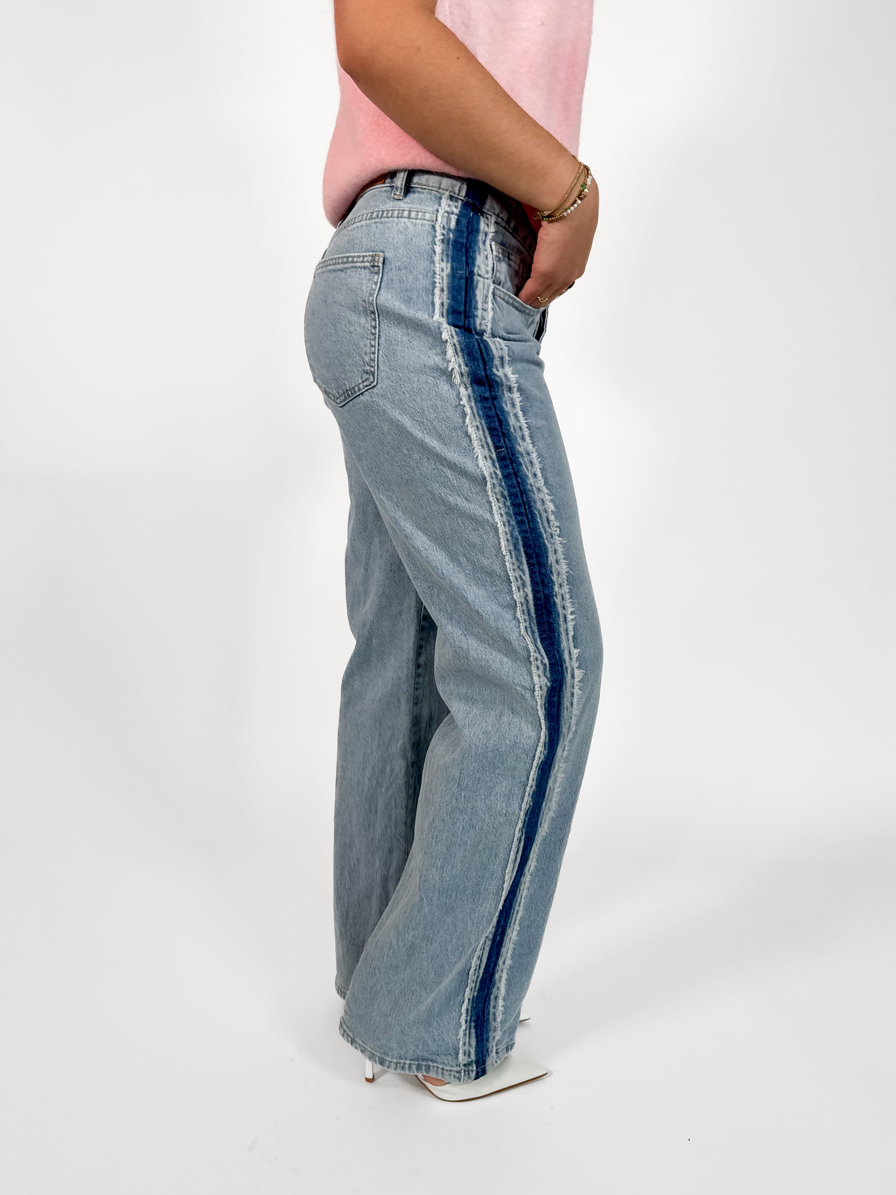 Serene Cove™ | Stretch - Tess wide jeans light denim