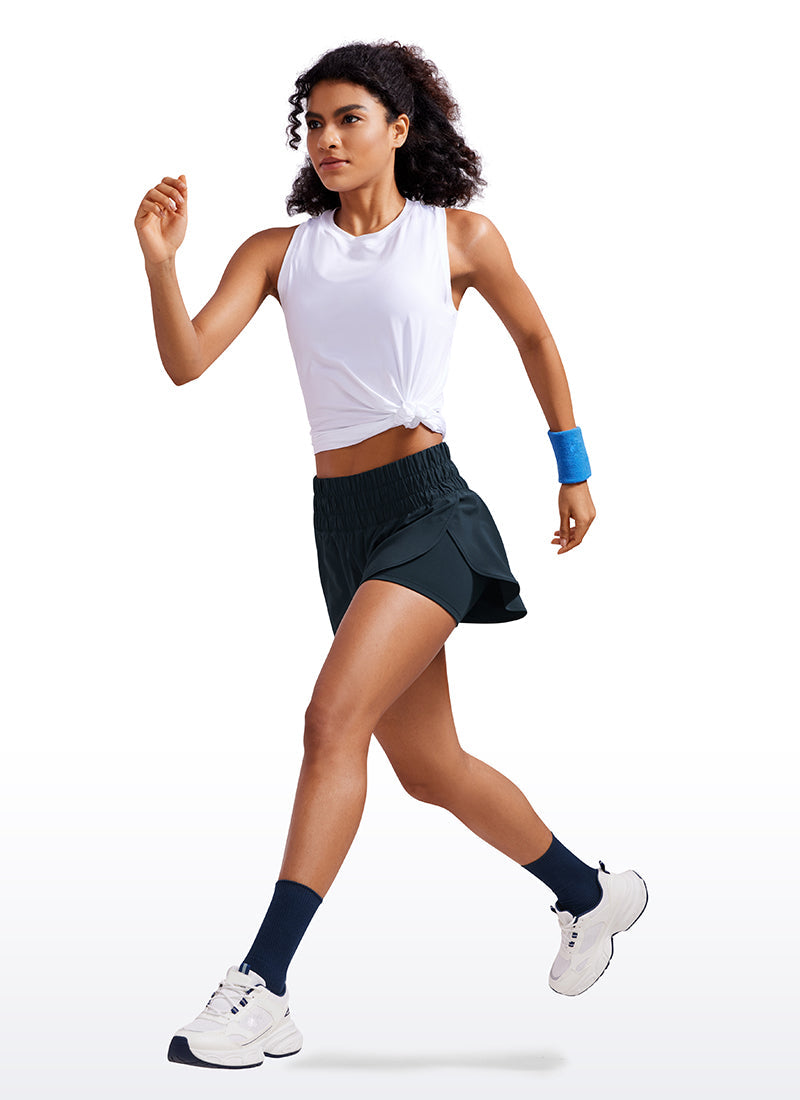 Serene Cove™ | Feathery-Fit Zachte High-Rise 2 in 1 Short 3''