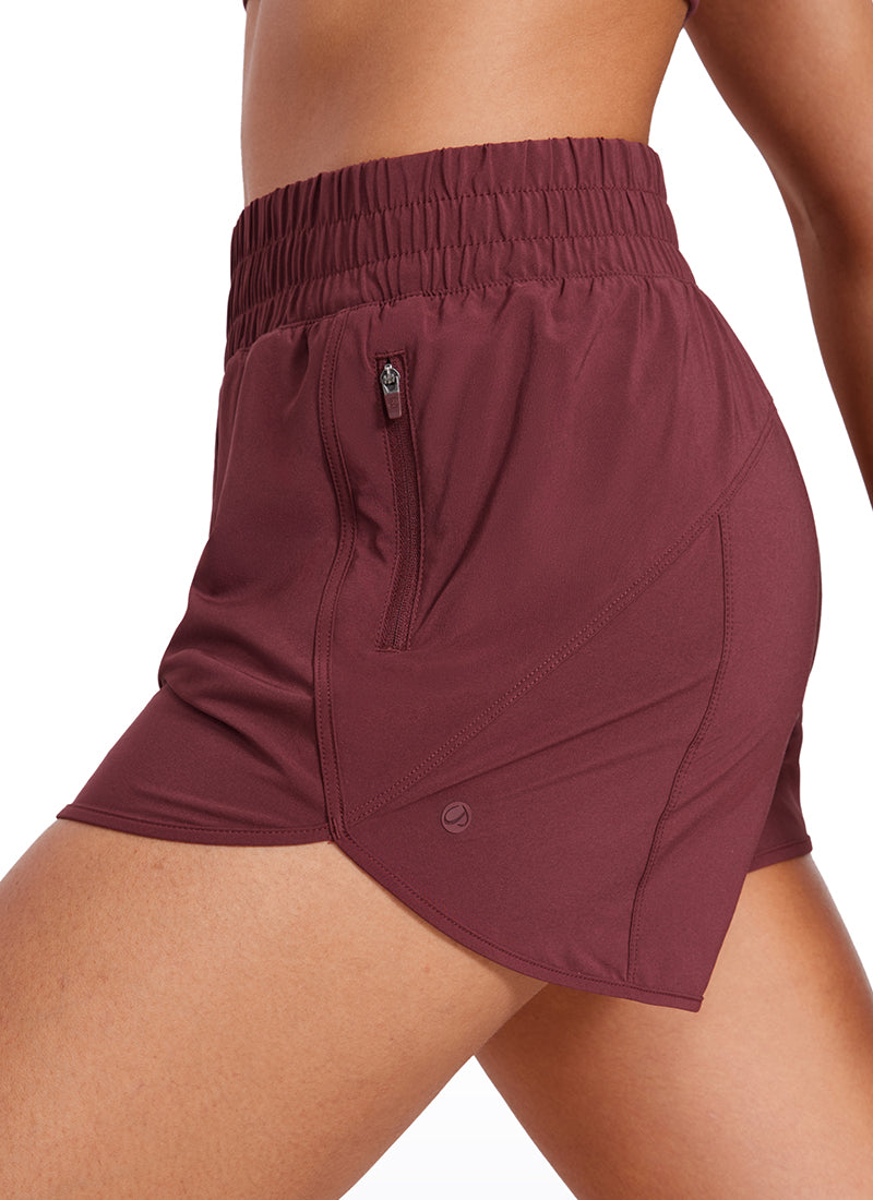 Serene Cove™ | Feathery-Fit Zachte High Waisted Shorts met Mesh Voering 3''