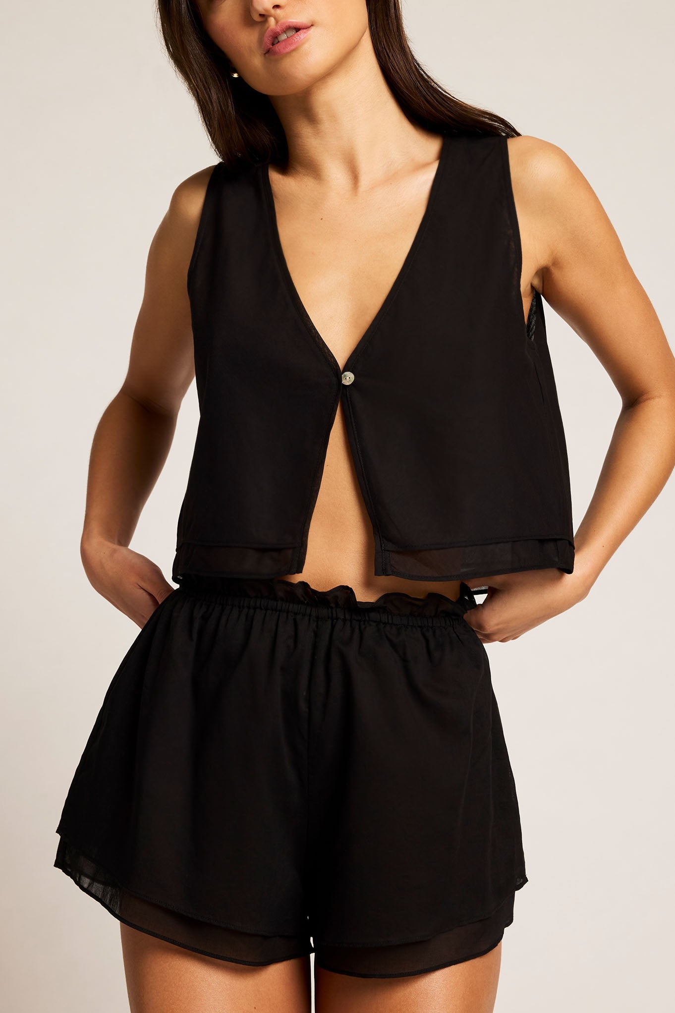 Serene Cove™ | Island Play Top in Zwart