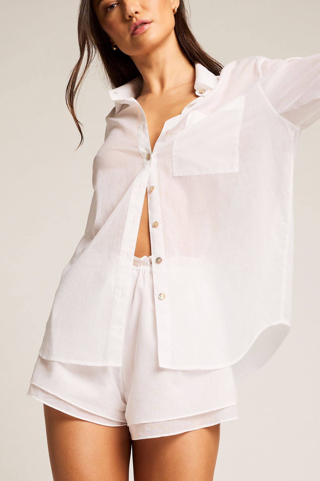 Serene Cove™ | Island Shirt in Wit