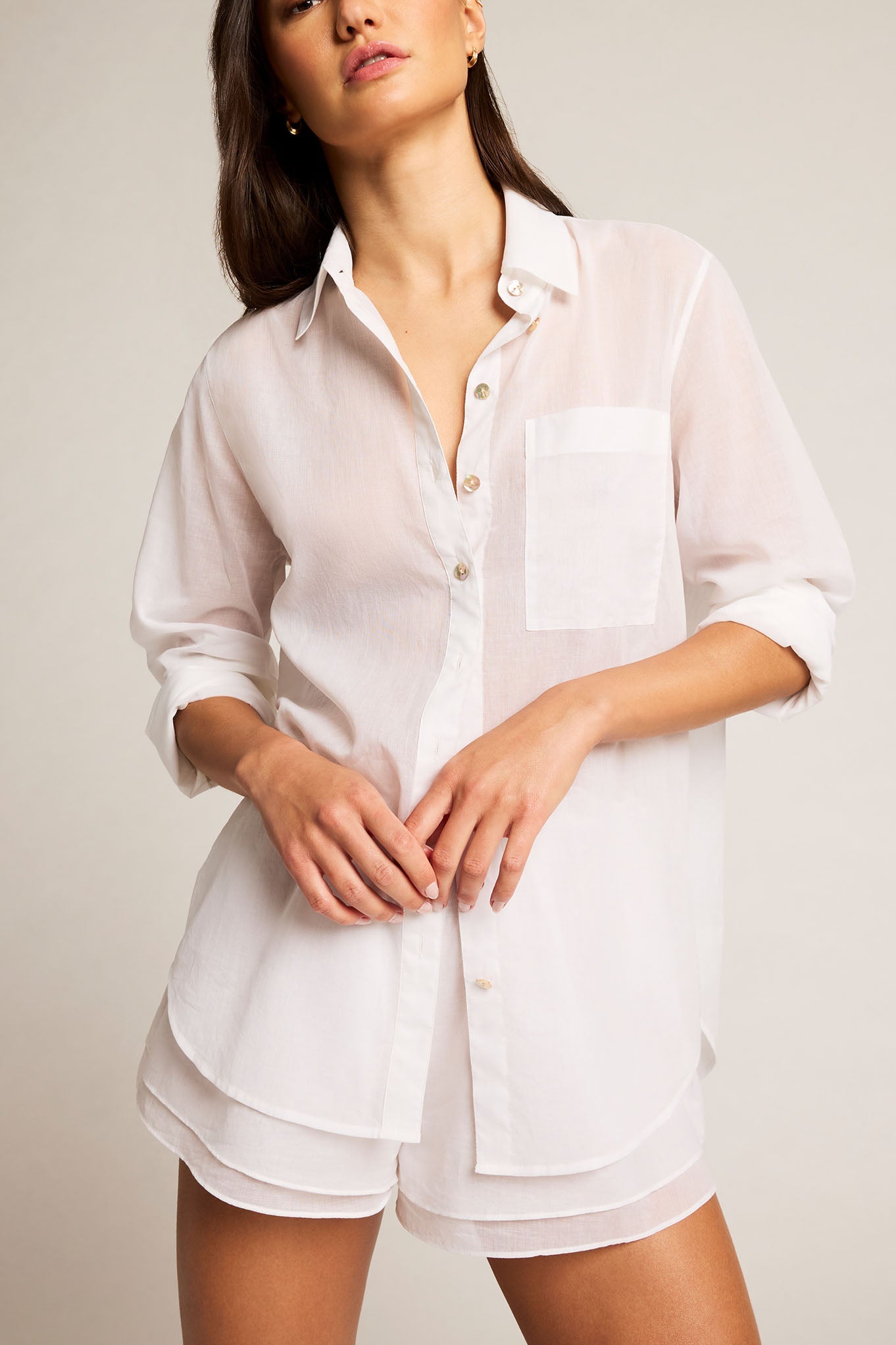 Serene Cove™ | Island Shirt in Wit