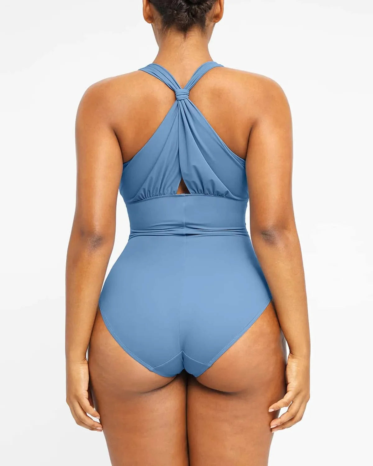 Serene Cove™ | Smart Sculpt Twist-Front Shaping Zwempak met Ruches