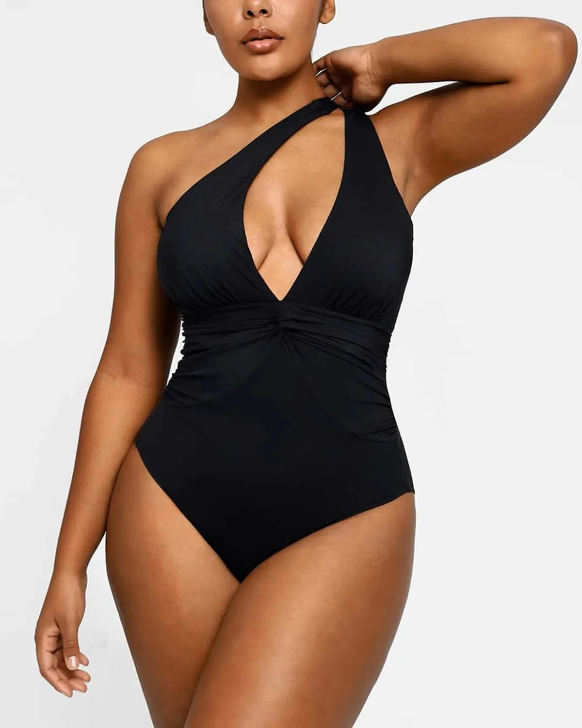 Serene Cove™ | Smart Sculpt Twist-Front Shaping Zwempak met Ruches