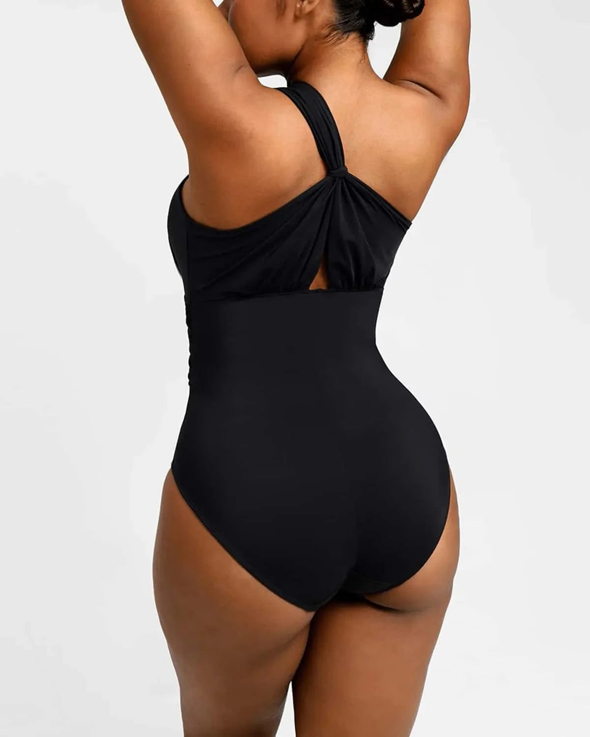 Serene Cove™ | Smart Sculpt Twist-Front Shaping Zwempak met Ruches
