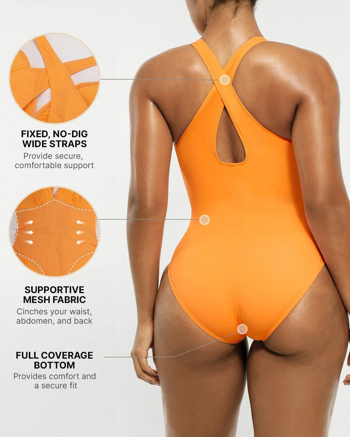 Serene Cove™ | Smart Sculpt Plunge Corset Shaping Swimsuit