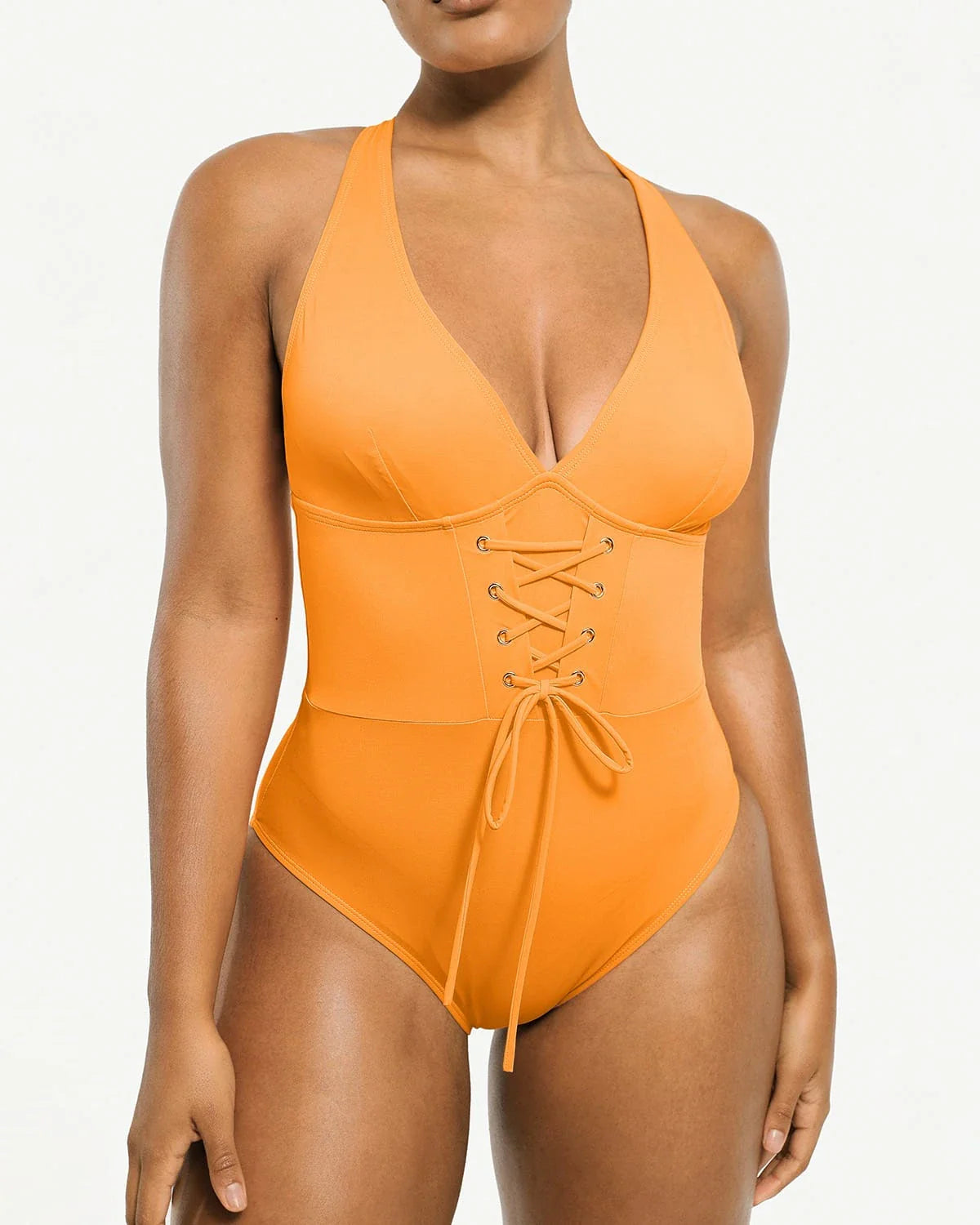 Serene Cove™ | Smart Sculpt Plunge Corset Shaping Zwempak