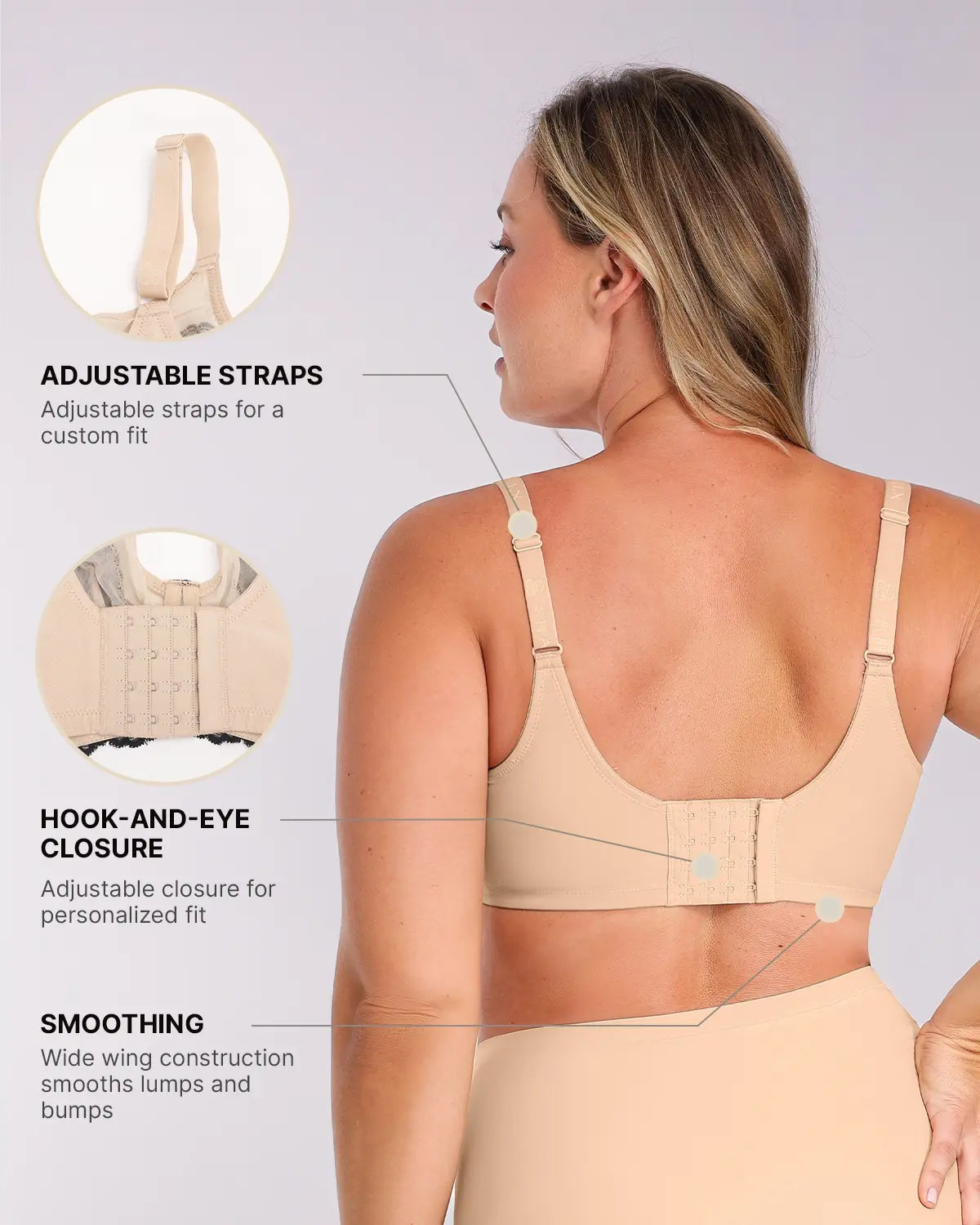 Serene Cove™ | Ondersteunende ongevoerde kanten beugelbh